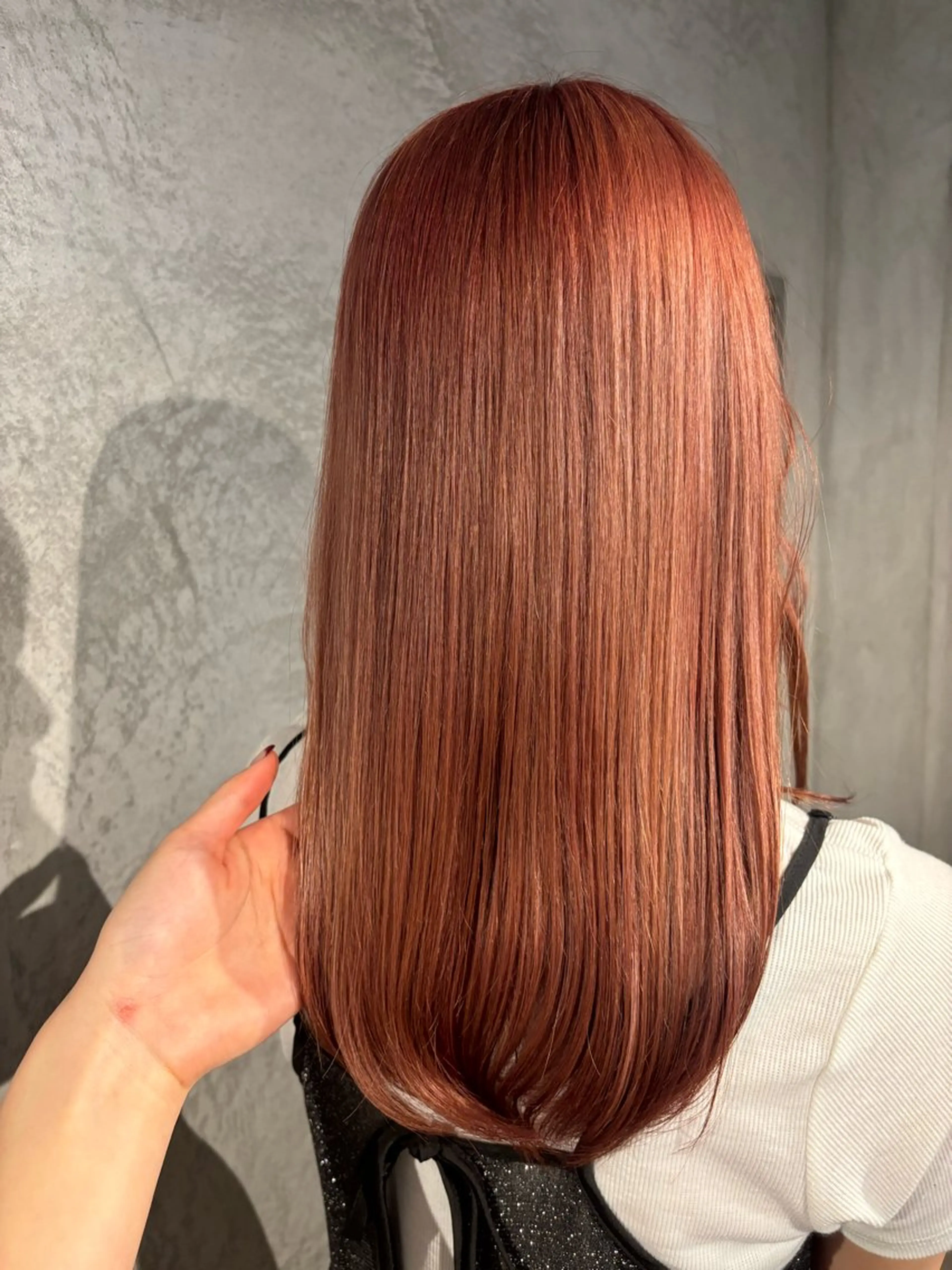 ミディアム カラー ダブルカラー ヘアカラー マツナガ トモコのヘアスタイル