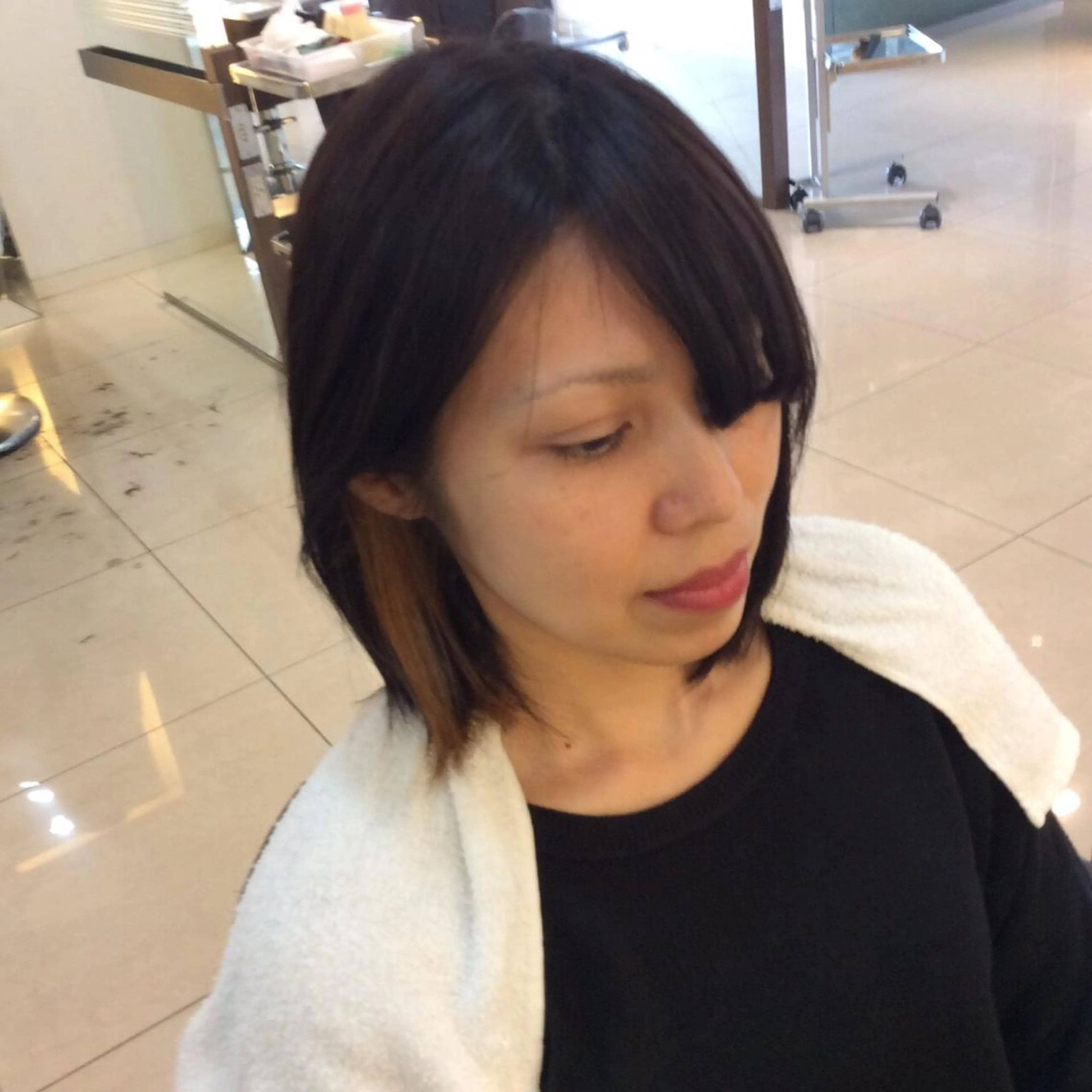 ショート カラー 似合わせ／代表 髪質改善/山田将大のヘアスタイル