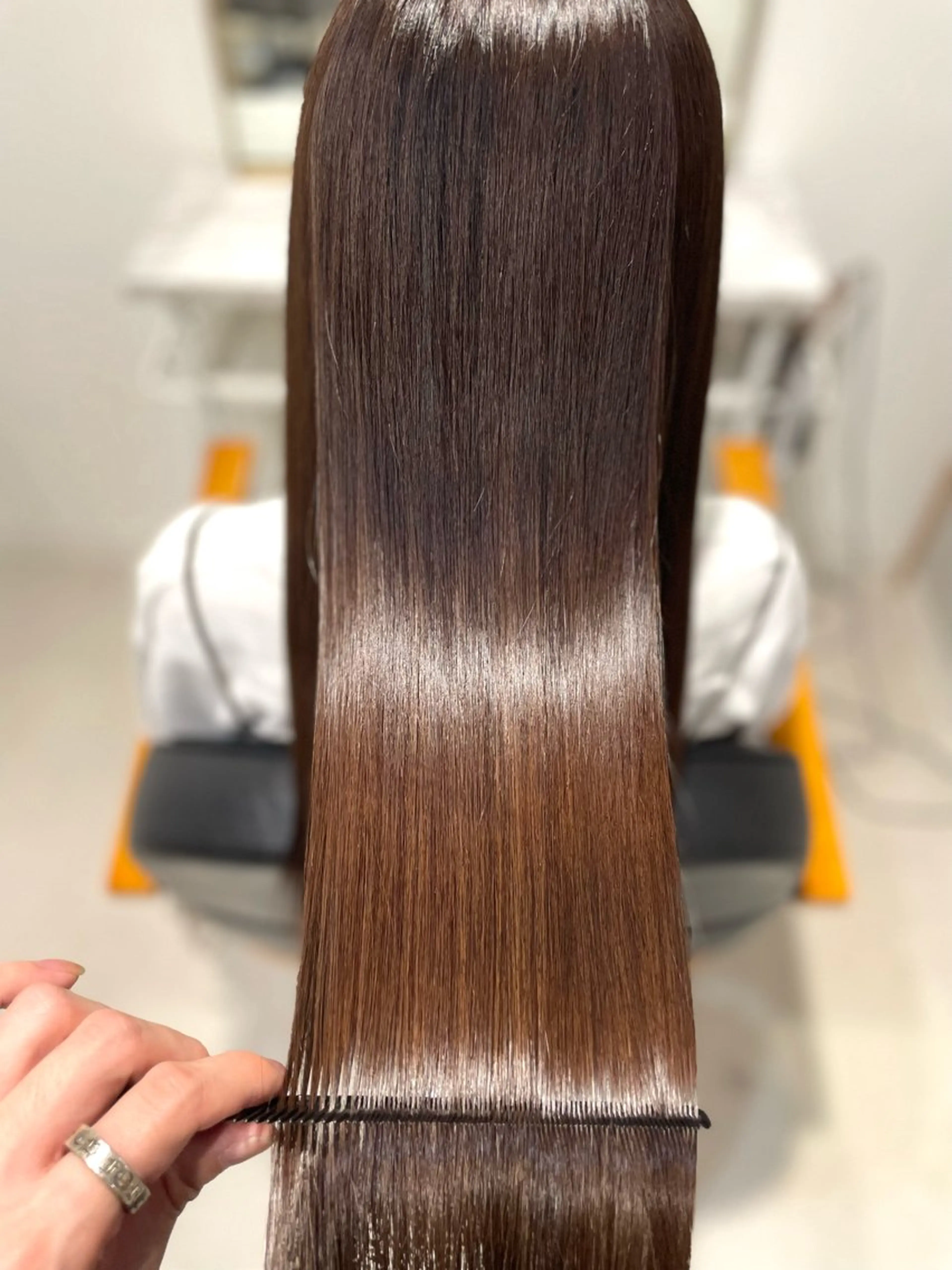 カット+カラー+ケイ素トリートメントの写真