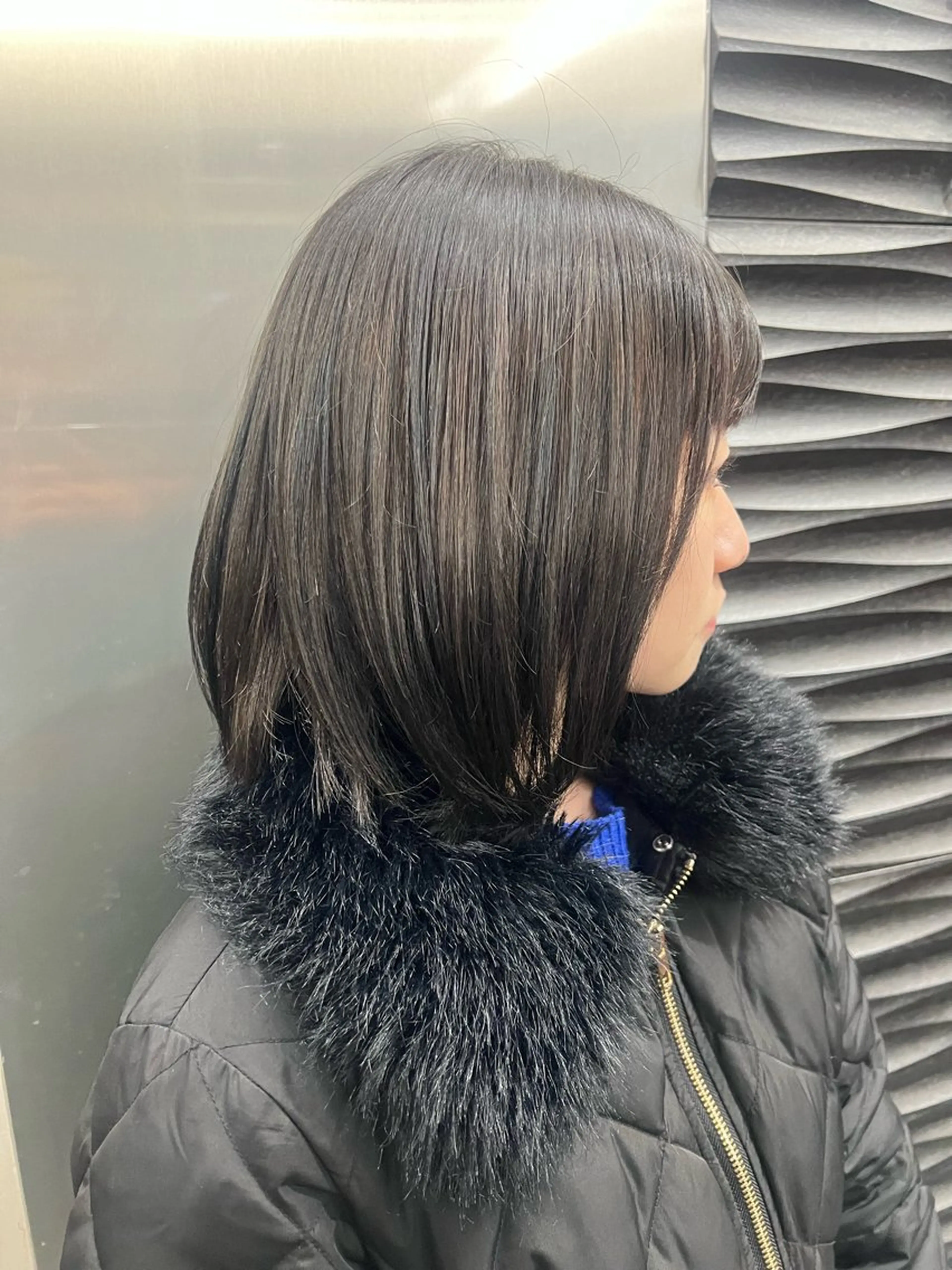 ミディアム カラー Lafith hair coco 博多店所属・脇山 真生のヘアスタイル