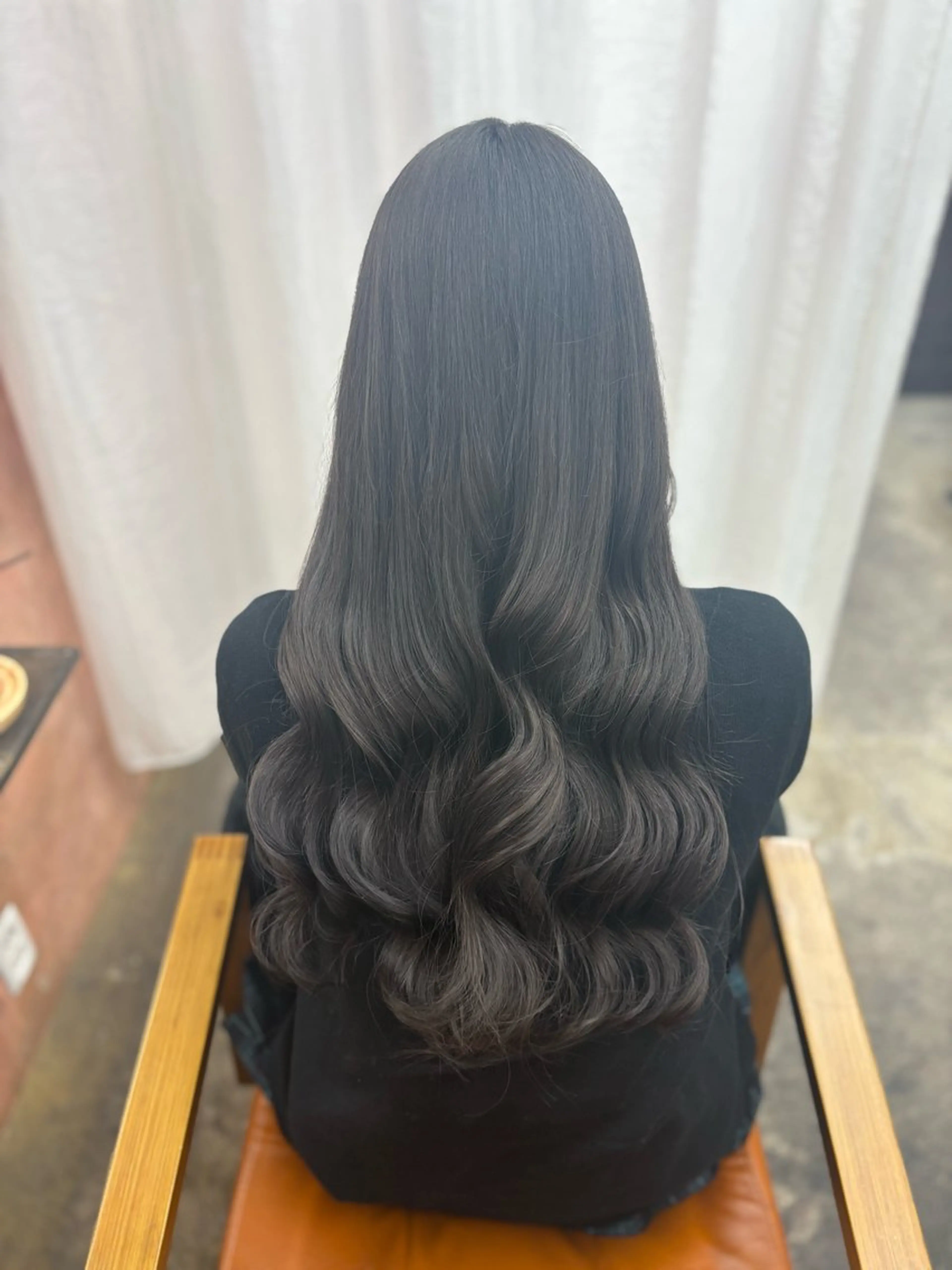 ロング ヘアカラー トリートメント Retsu /UniQのヘアスタイル