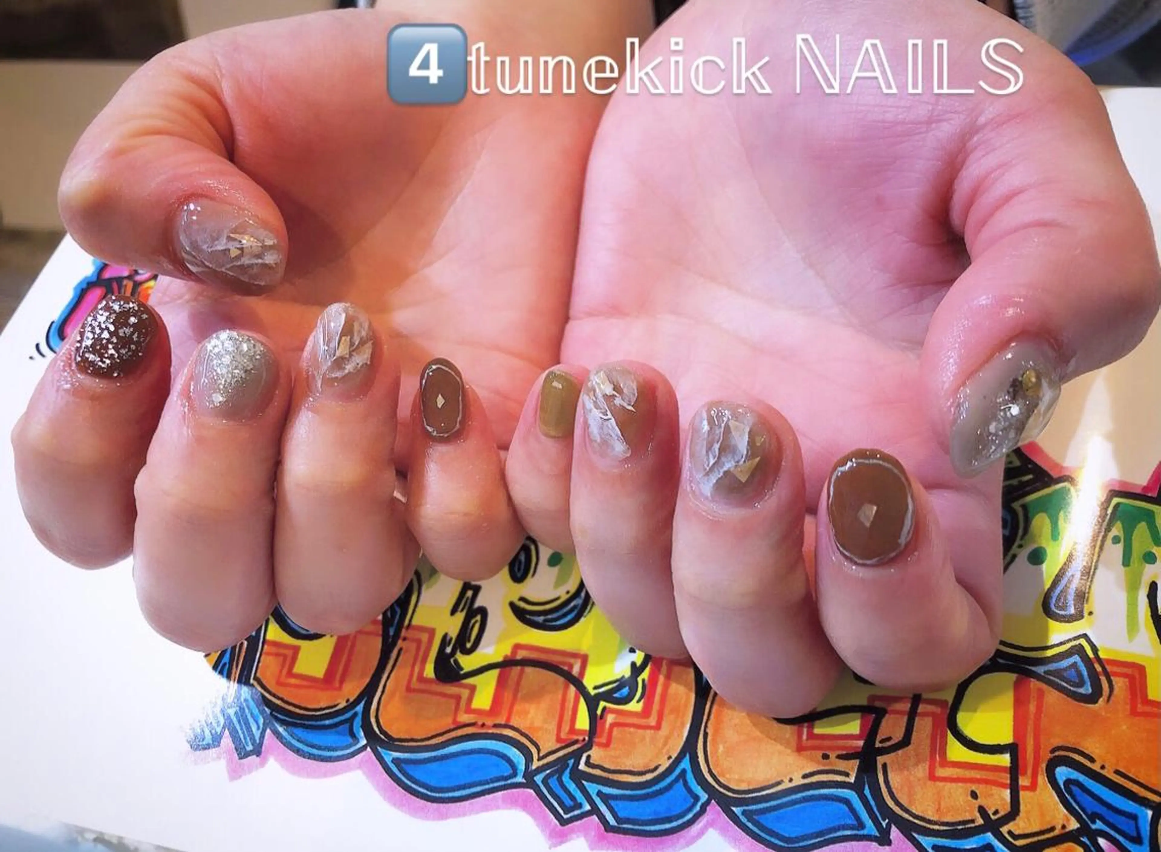ネイル 4tunekick NAILS(フォーチュンキックネイルズ)所属・光森 淳子のネイルデザイン