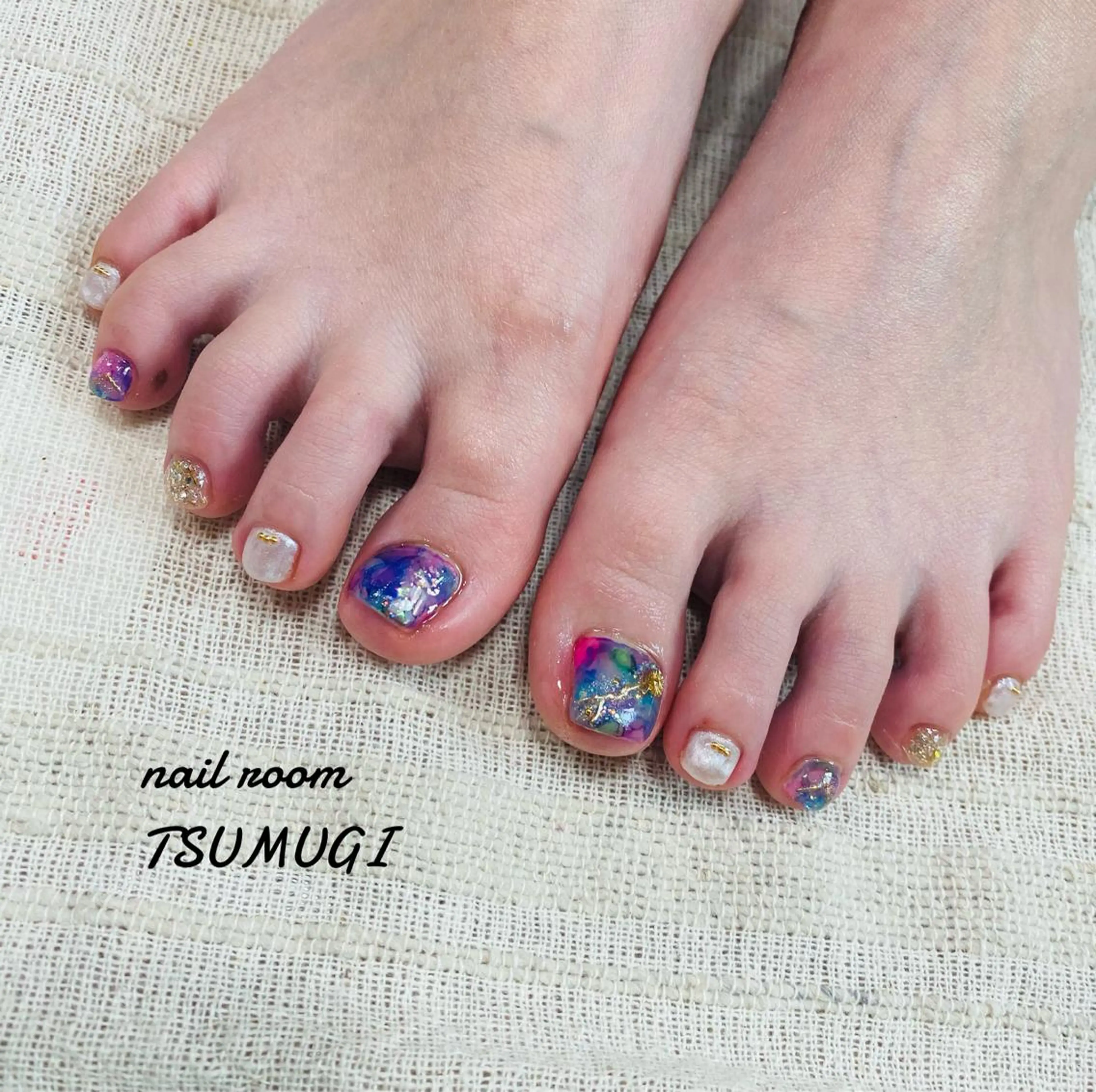 ネイル フットネイル nailroom TSUMUGI所属・nailroom TSUMUGIのネイルデザイン