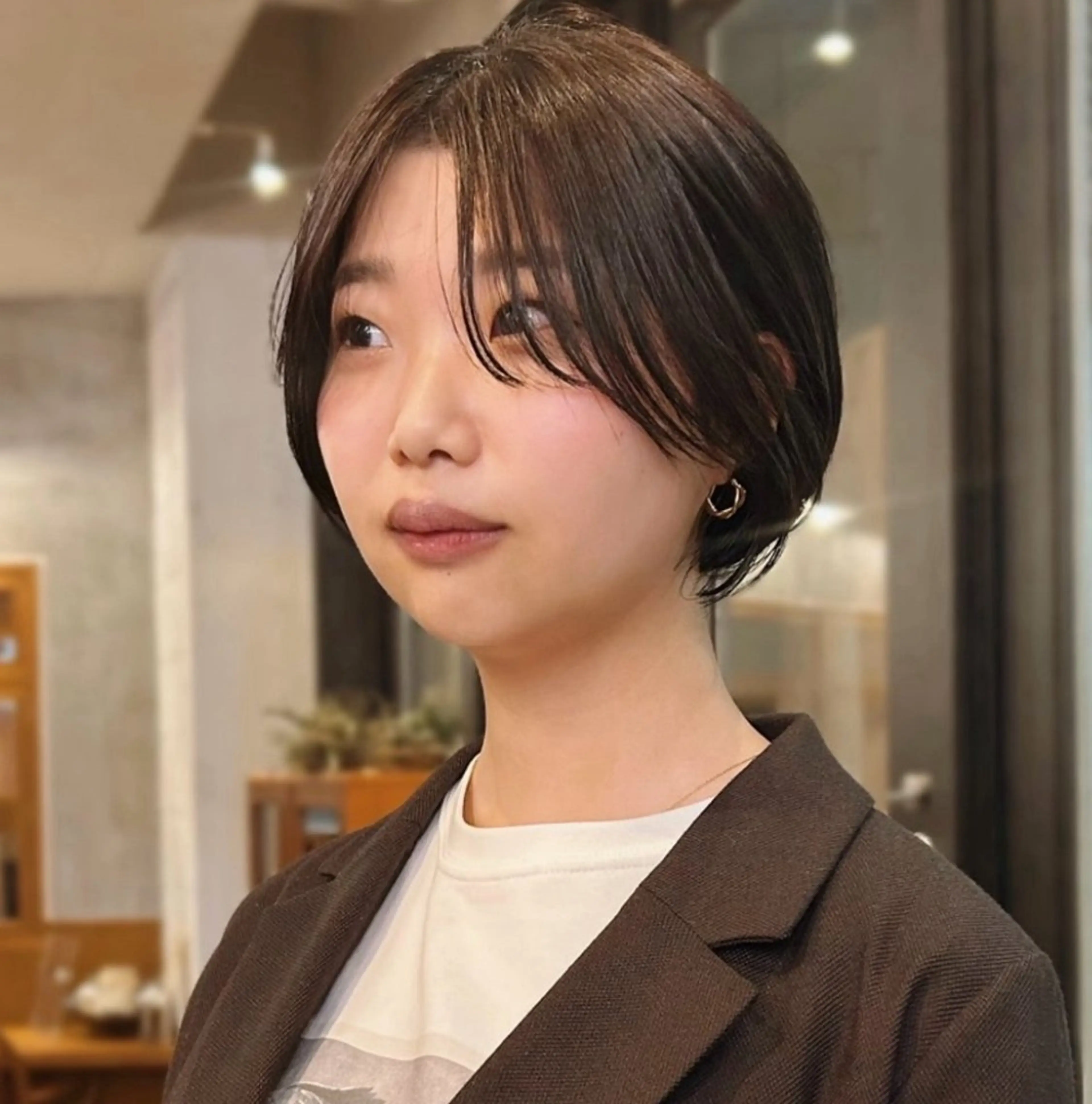 ショート ショートボブ ボブ くびれヘア ショートヘア tete nico所属・似合わせ/ヘアカラー nanami🌸のヘアスタイル