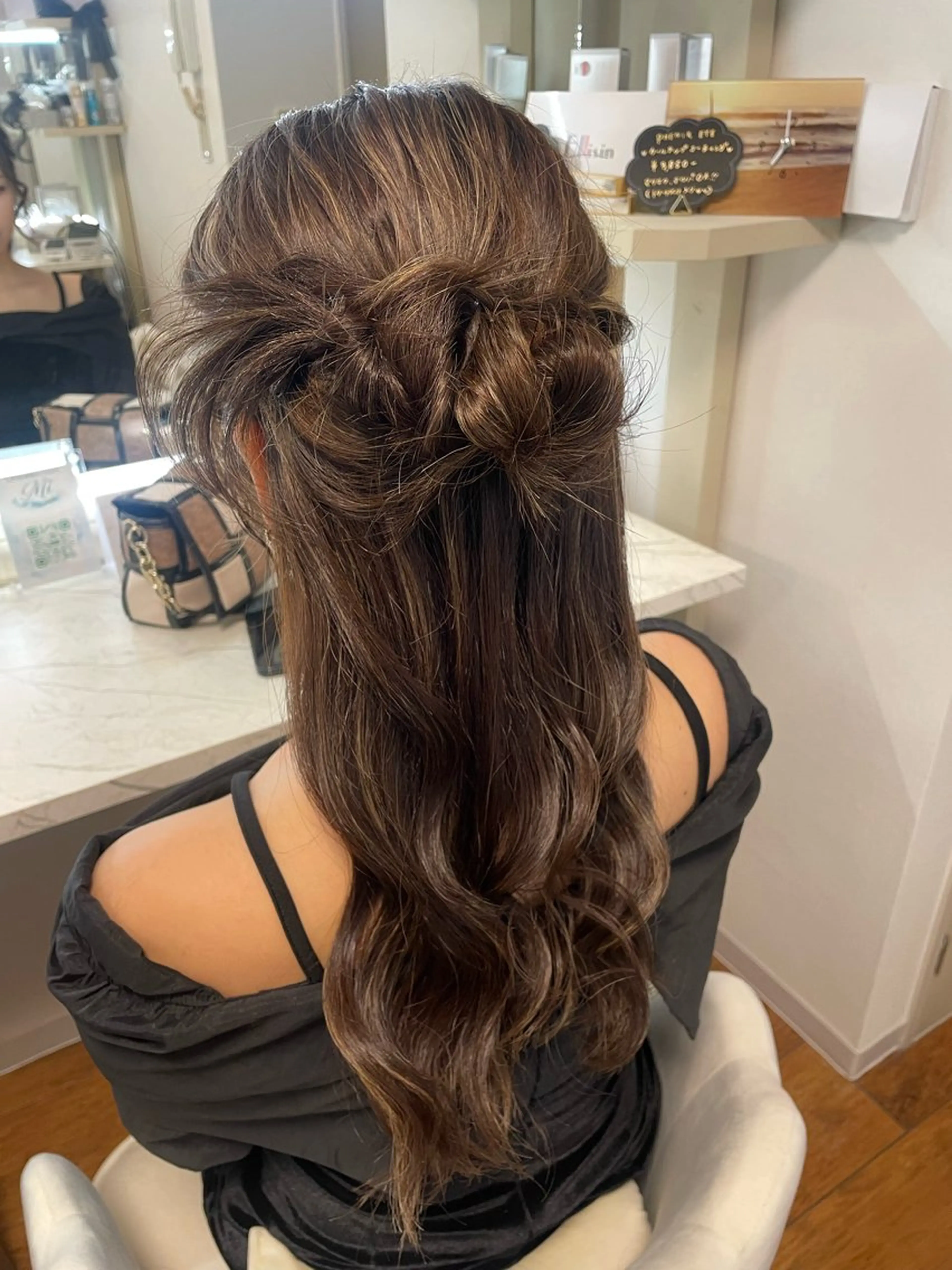 ロング 六本木0分ヘアセット ヘアメイクのヘアスタイル