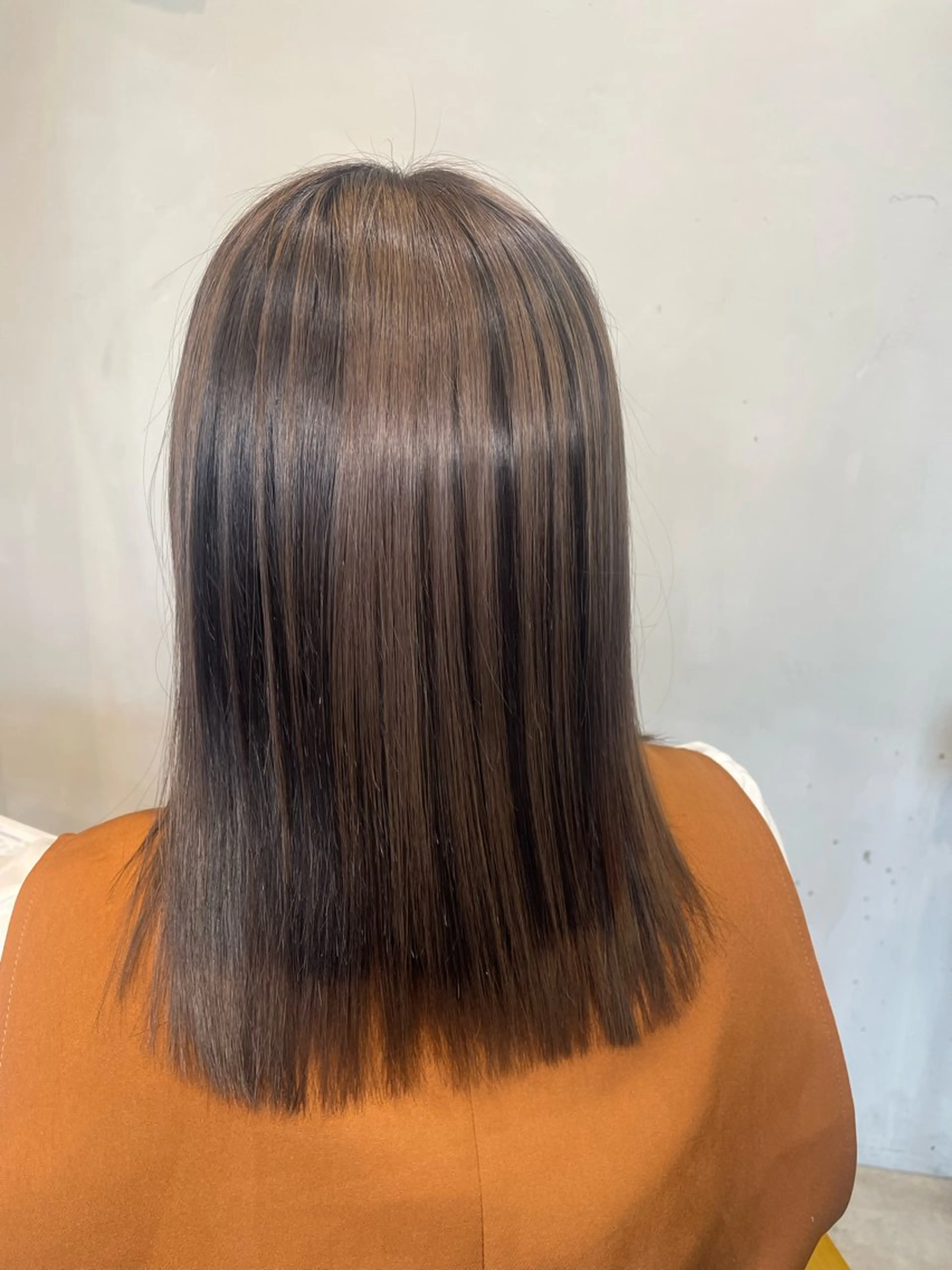 ミディアム 伊藤 実悠/豊橋/ 髪質改善カラーのヘアスタイル