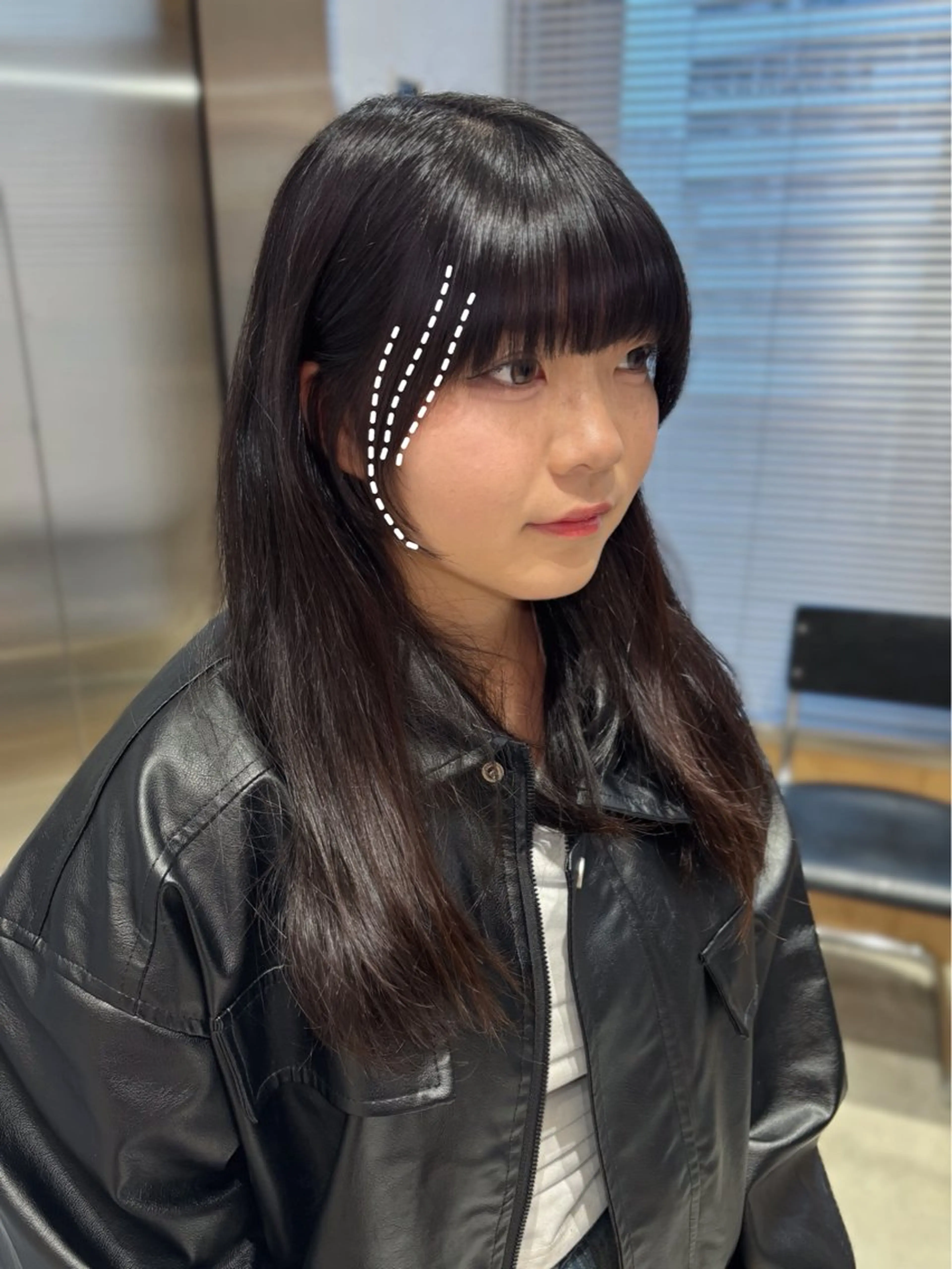 セミロング 顔周りカット レイヤーカット カット enne栄店 fukaのヘアスタイル