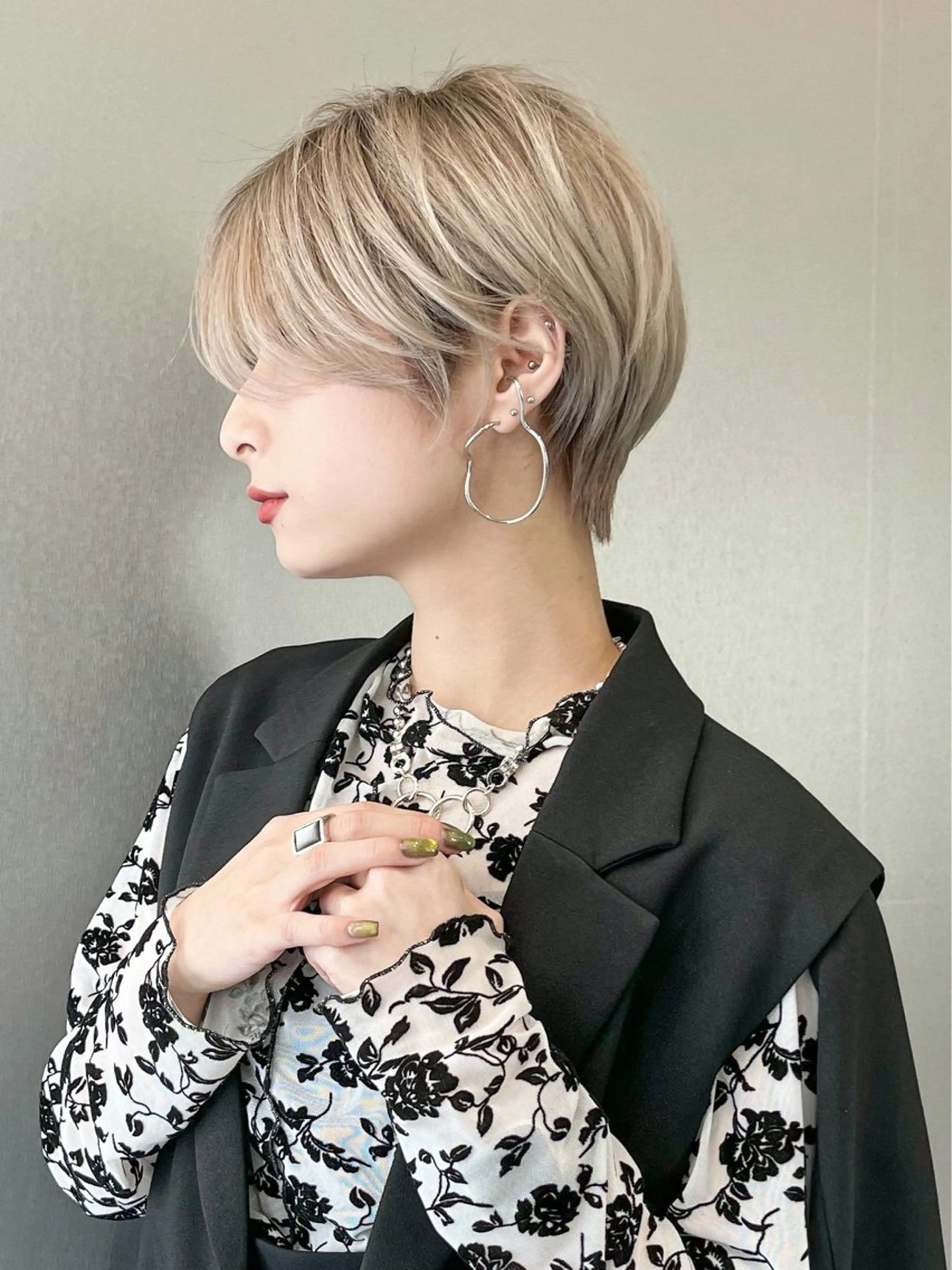 ショート カラー hair salon Ranun髪質改善のヘアスタイル