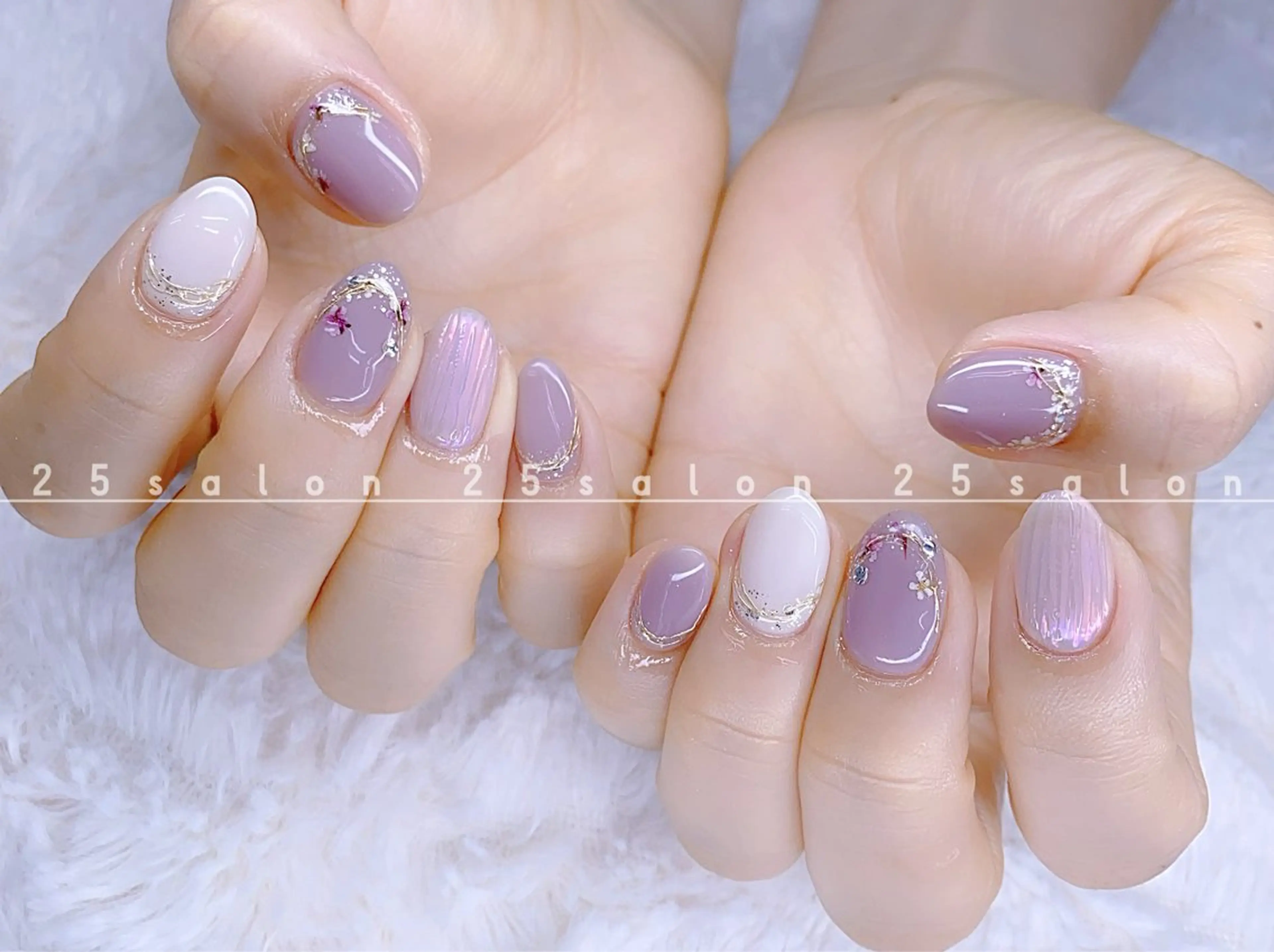 ネイル ジェルネイル 韓国ネイル ニュアンスネイル パラジェル ワンホンネイル 2 5のマツエク・マツパデザイン