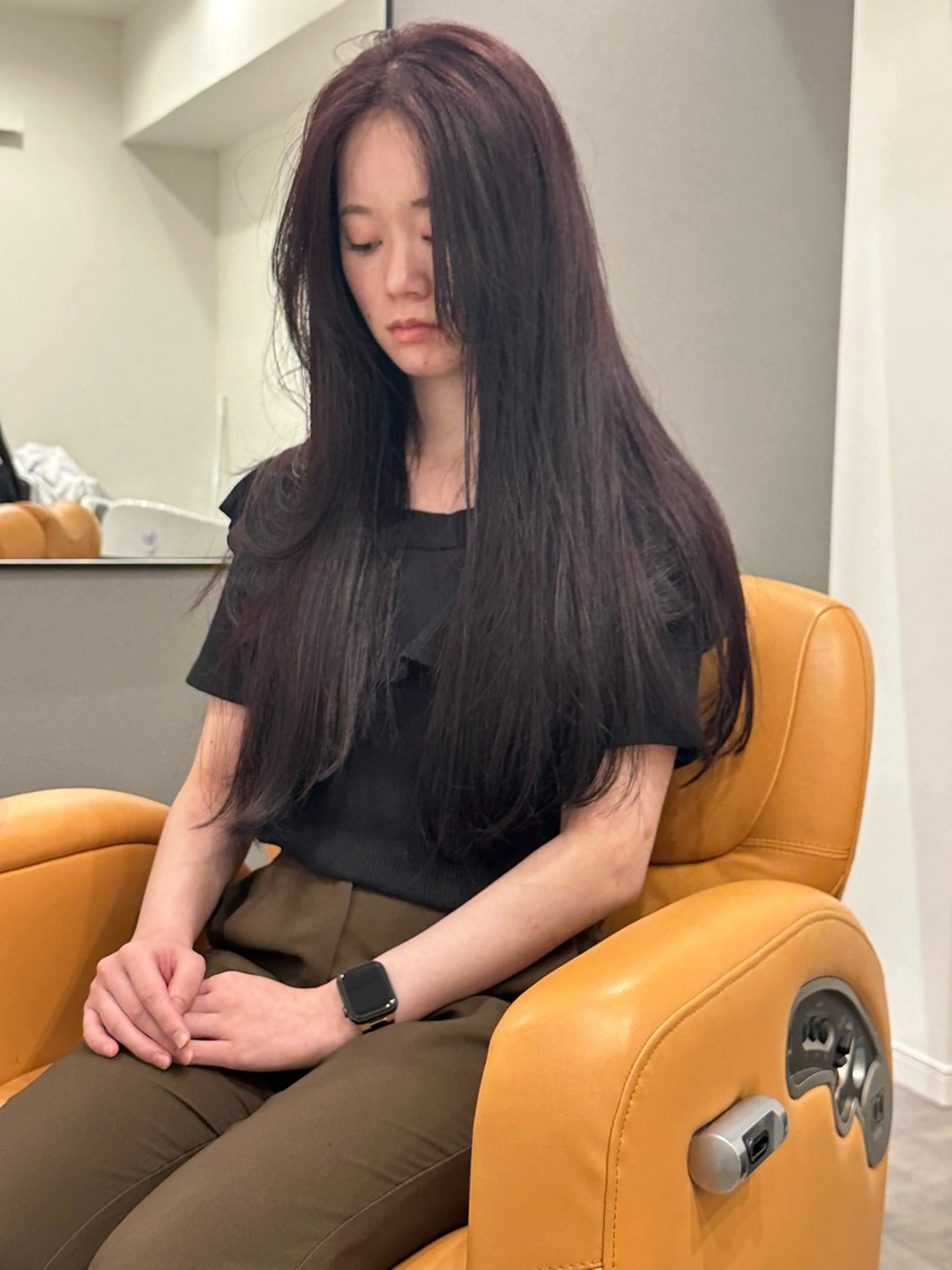 ロング カラー SUNDAZED所属・日沖 由紀子のヘアスタイル