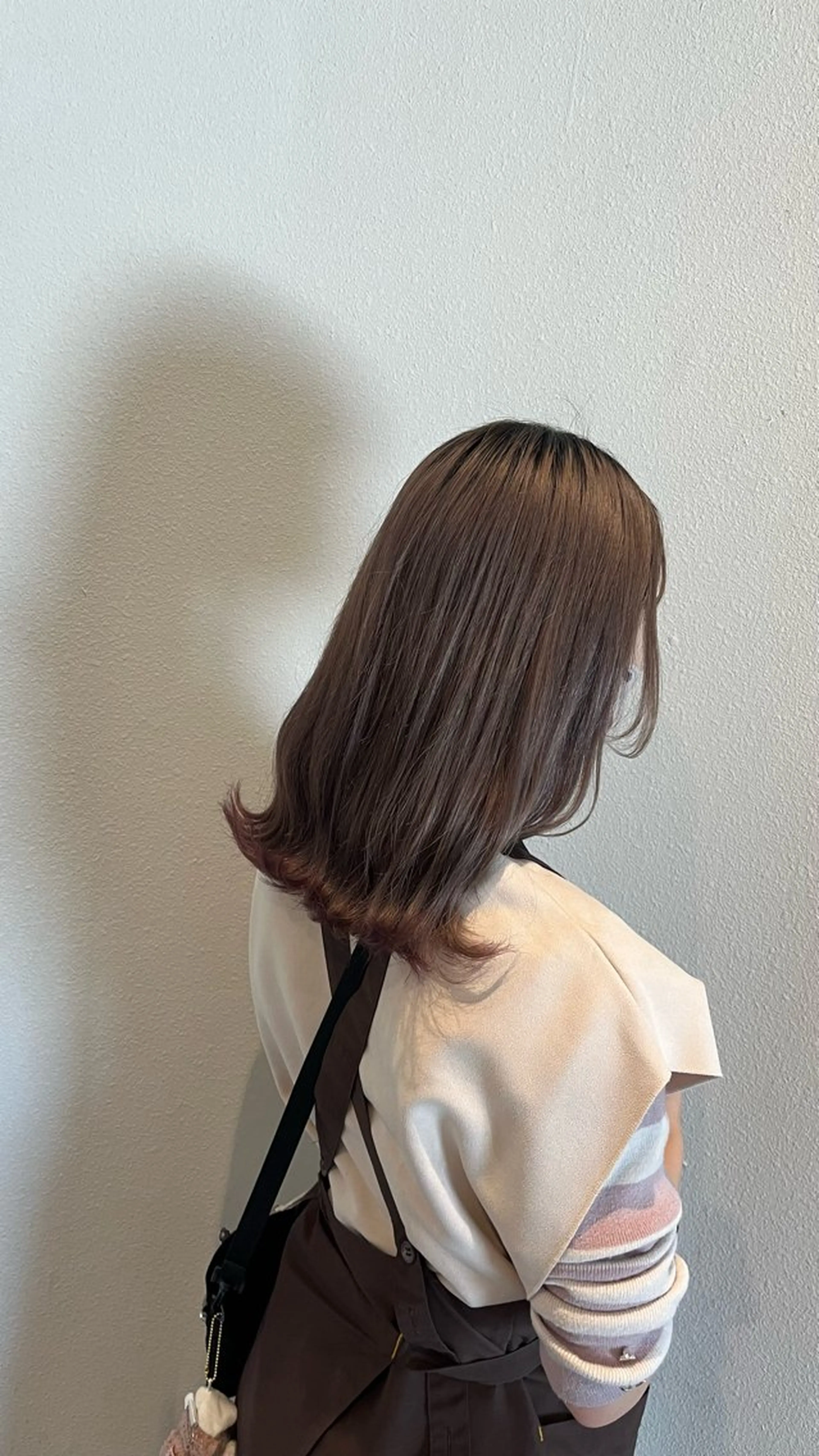 セミロング カラー 透明感カラー/ くびれヘア/ユウユのヘアスタイル