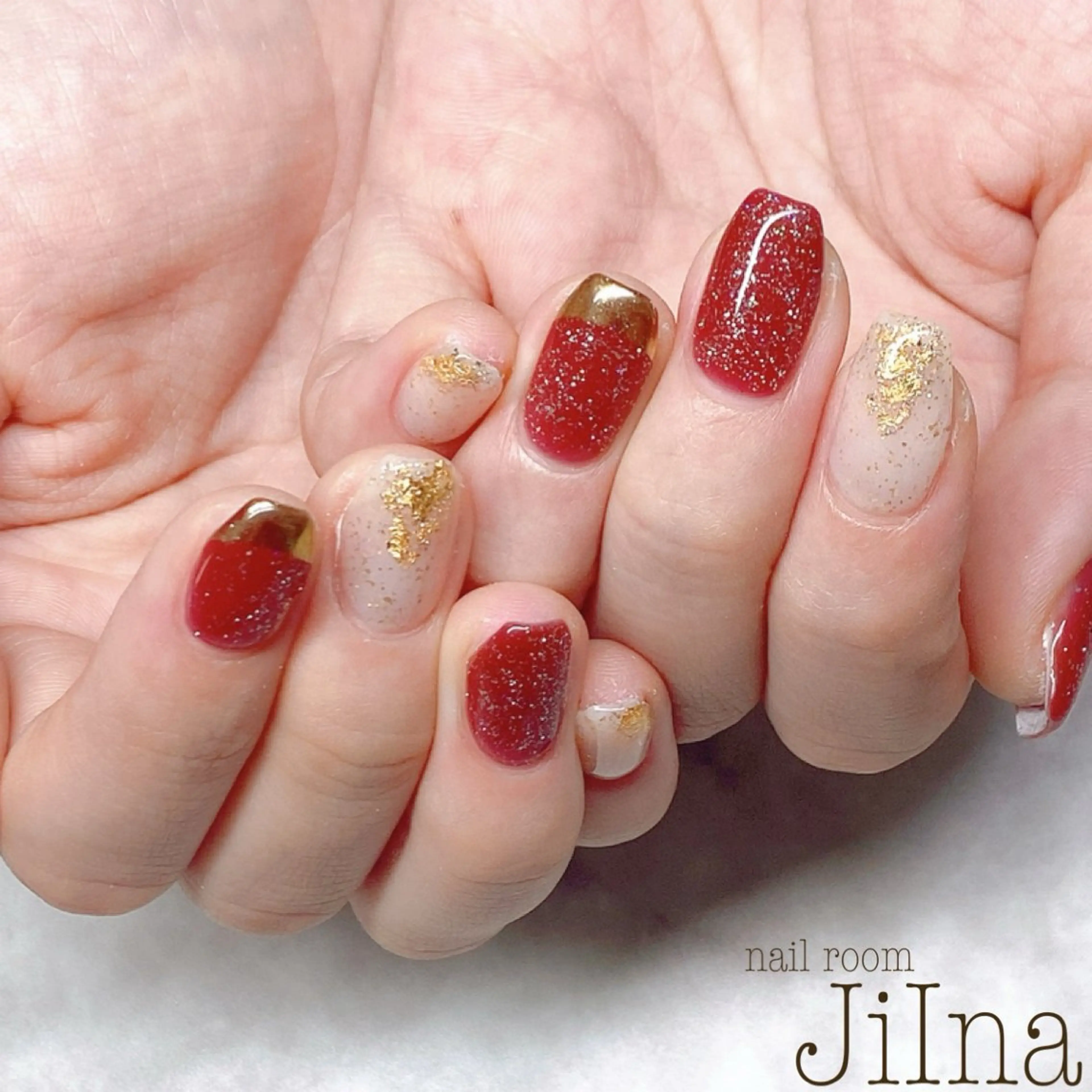 ネイル 持ち込み JiIna nailのネイルデザイン