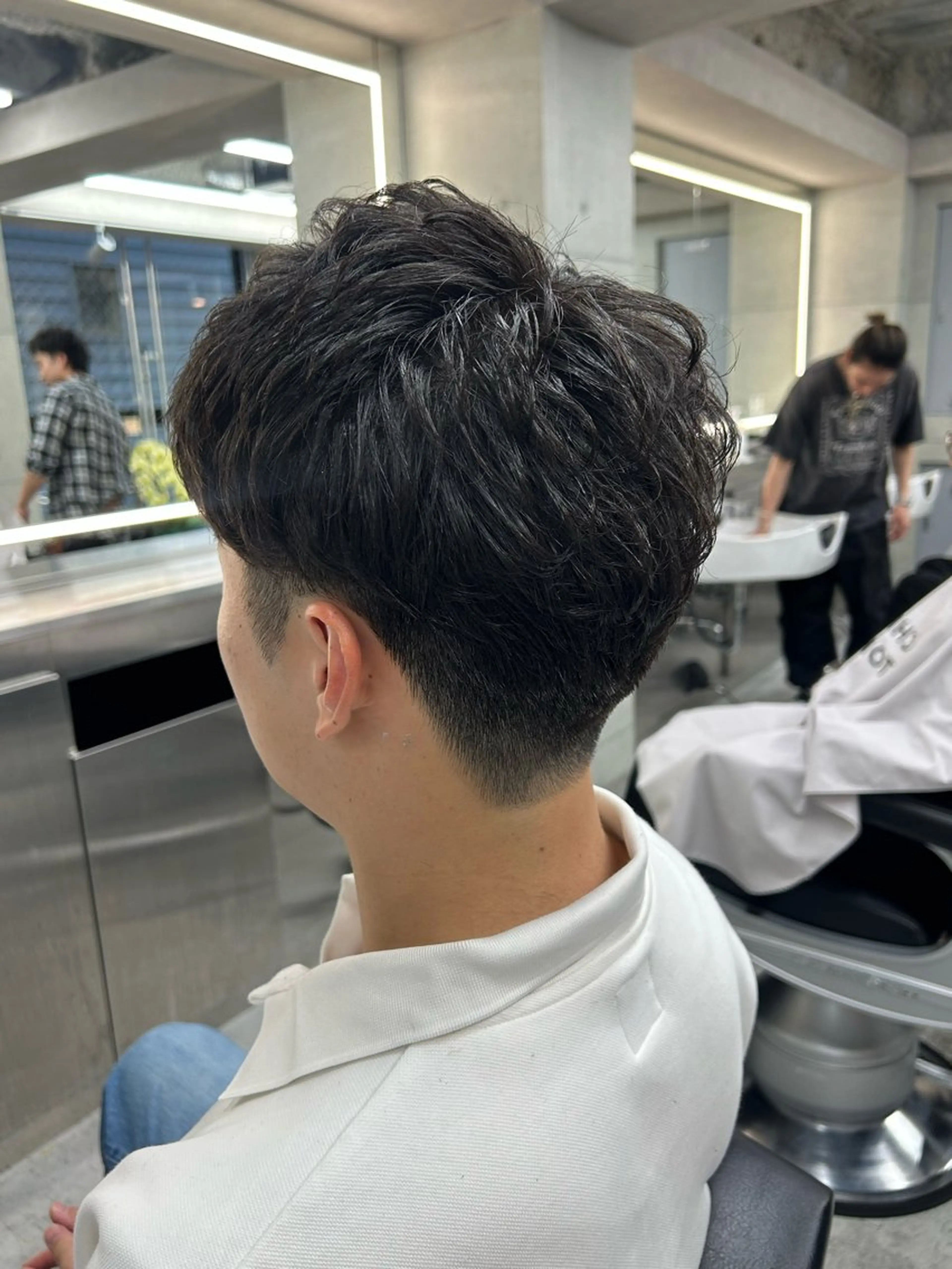 ショート カット パーマ メンズカット/ OHTA MIYUのヘアスタイル