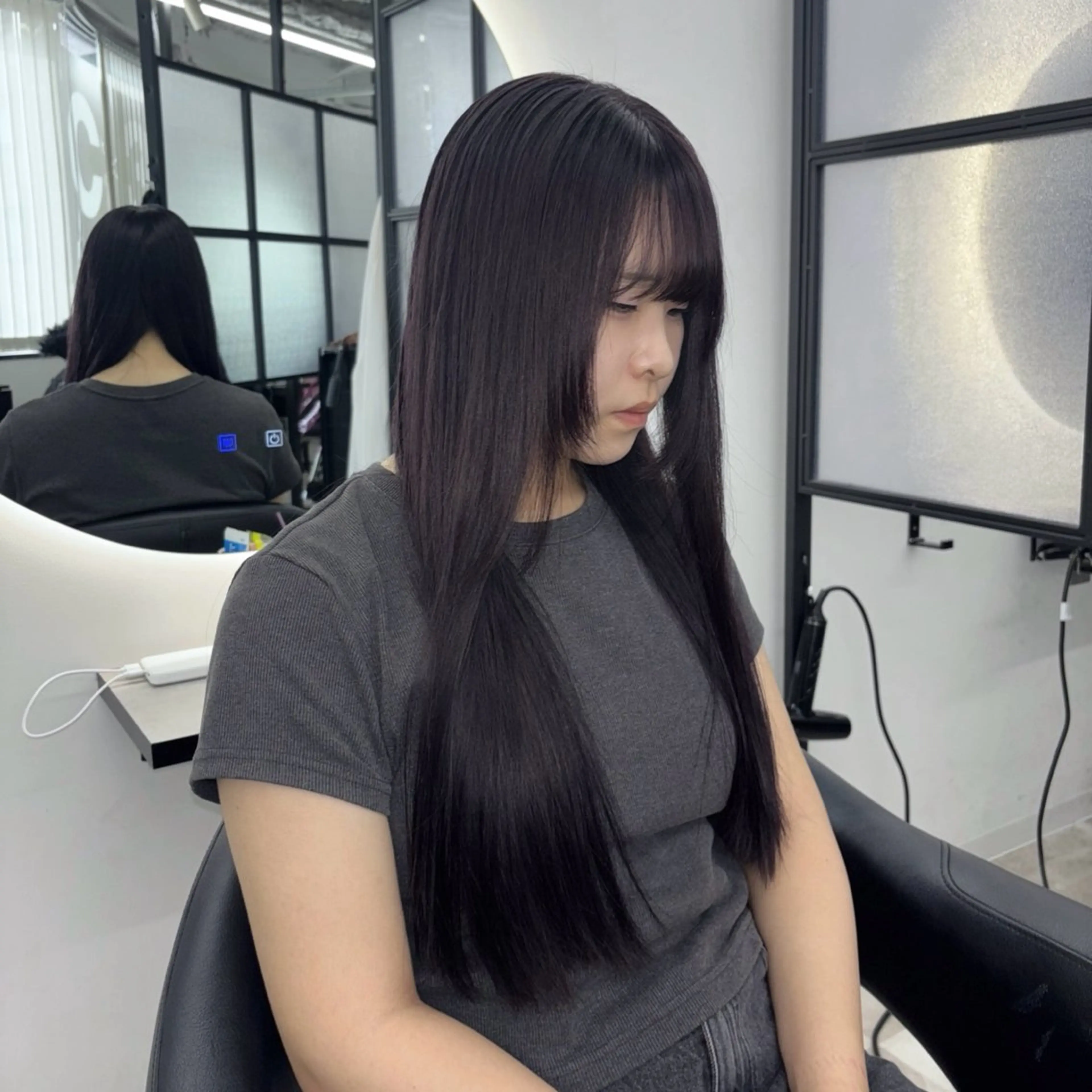 ロング カラー ヘアカラー Ren. 🦋デザインカラーのヘアスタイル