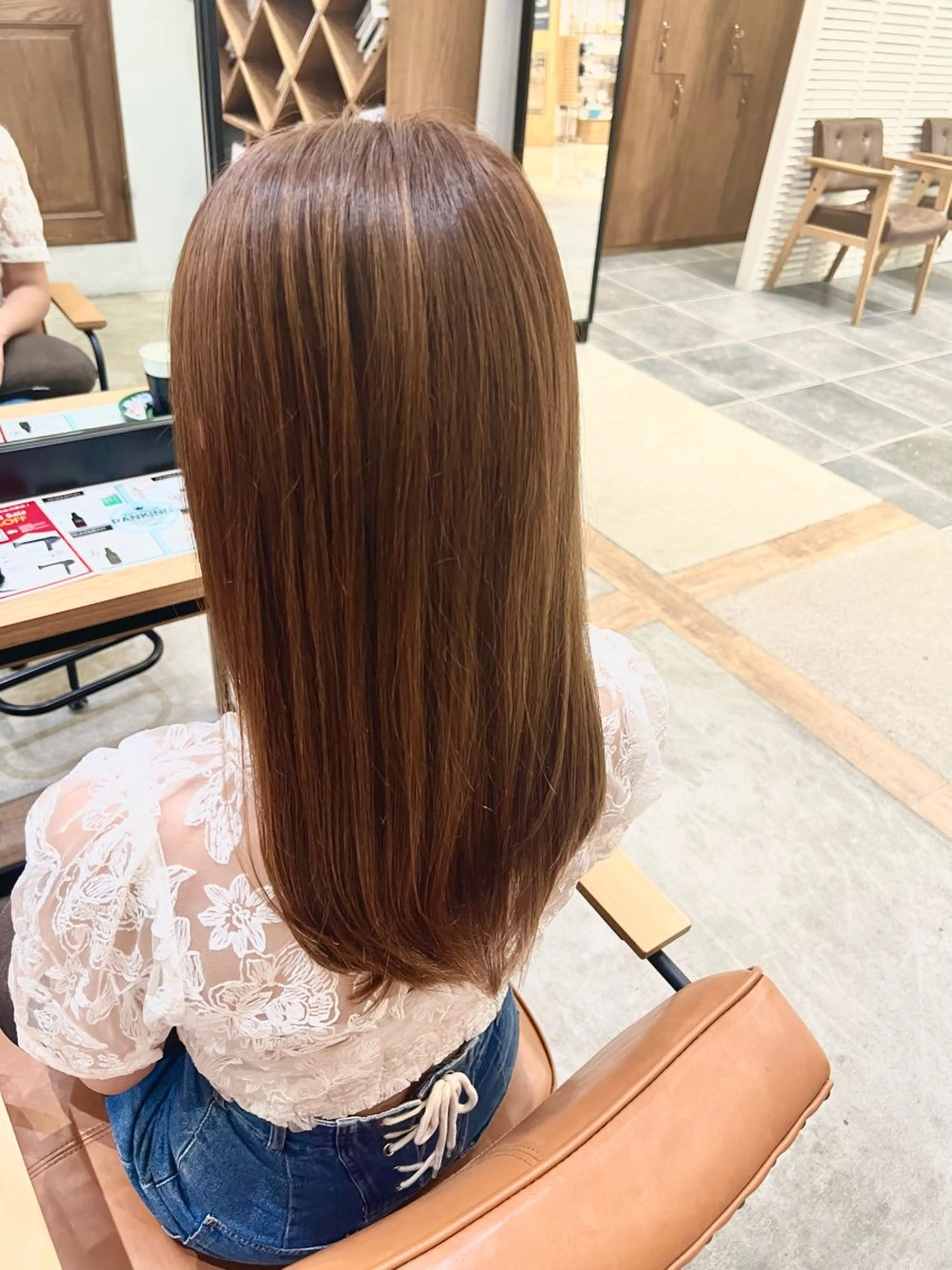 セミロング 縮毛矯正 /横山陸人のヘアスタイル