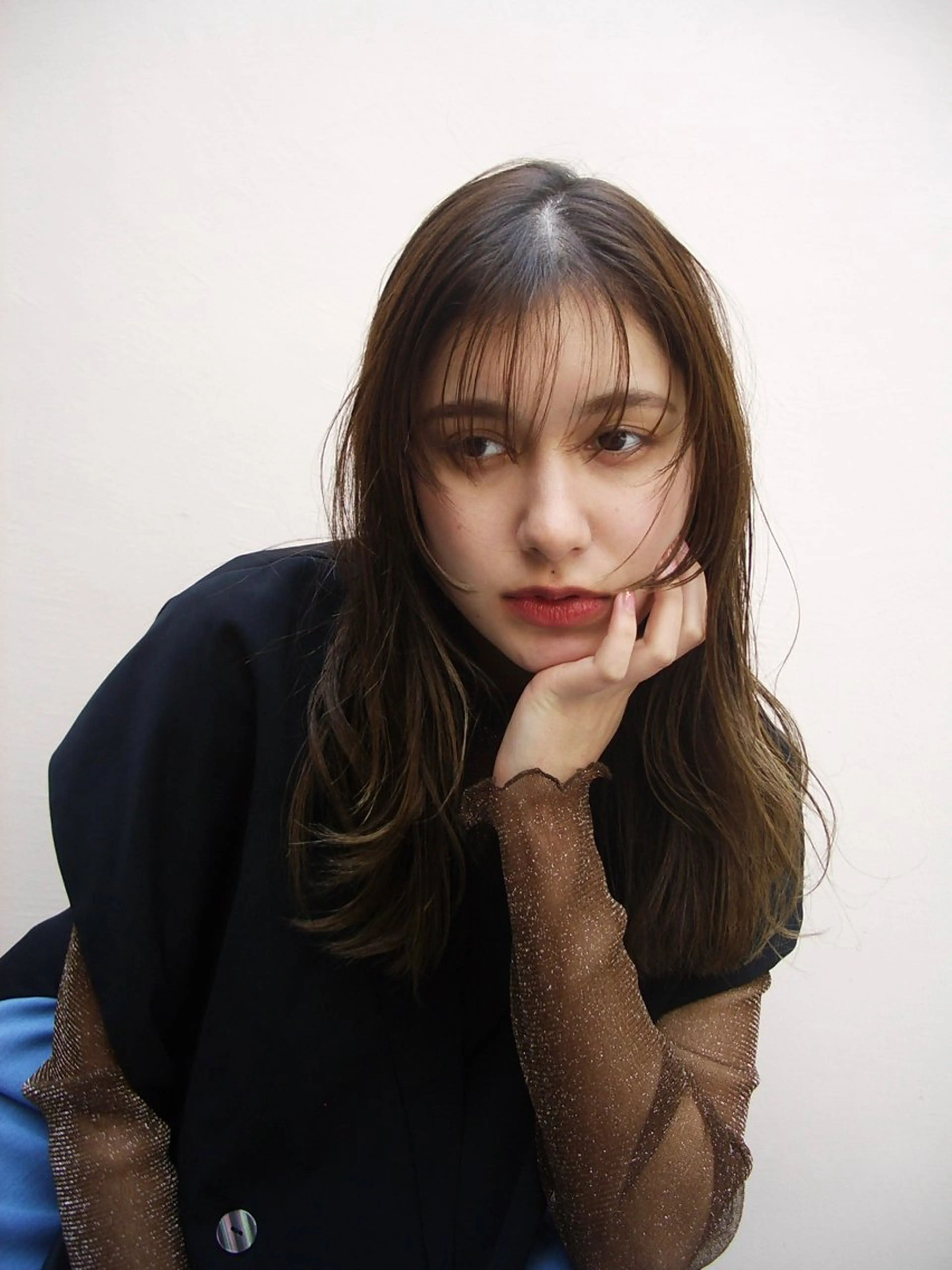 ミディアム カラー パーマ ヘアアレンジ marino マリノのヘアスタイル