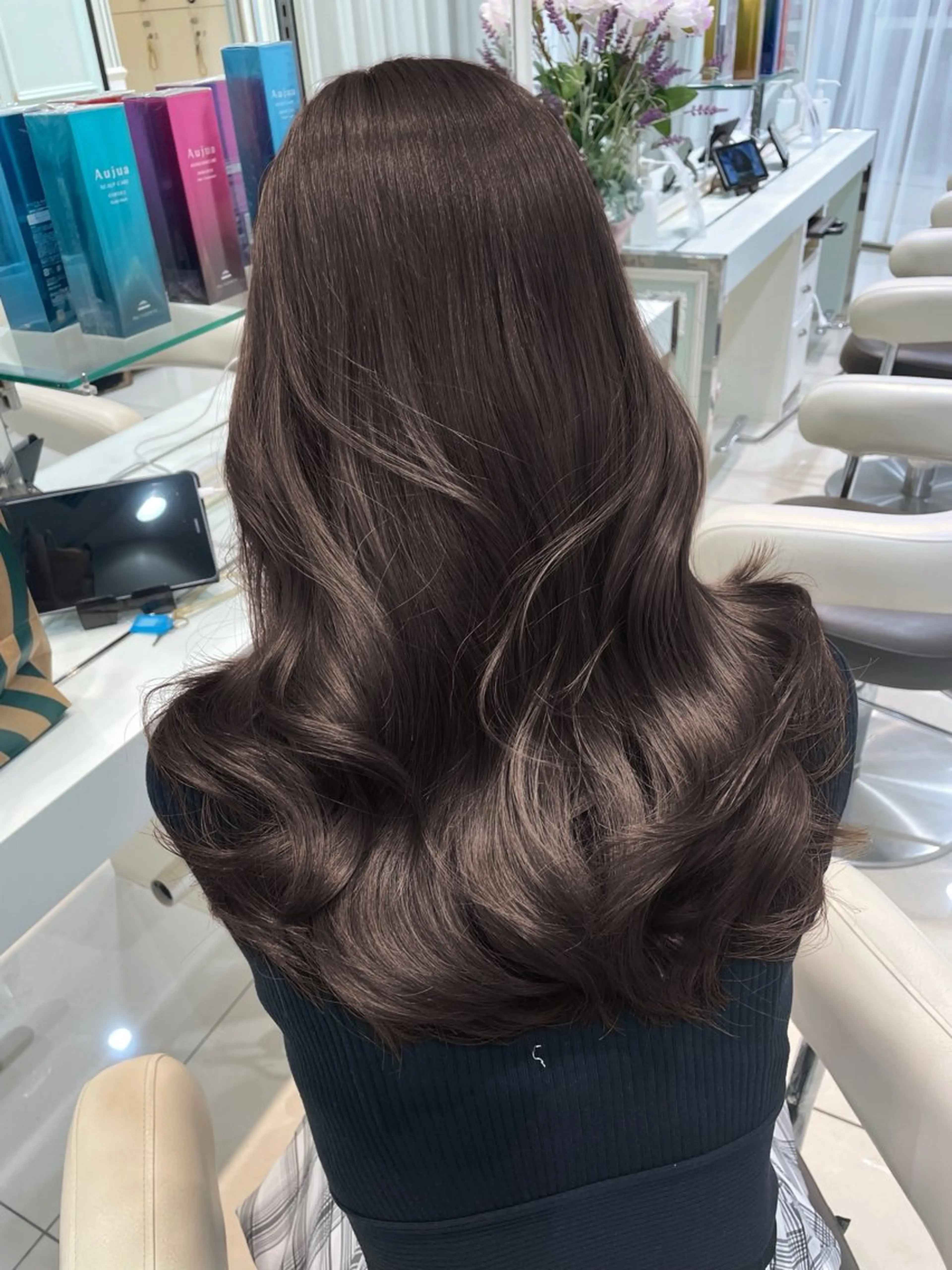 セミロング カット ヘアカラー トリートメント ♡大人カワイイ hair♡徳井はやとのヘアスタイル