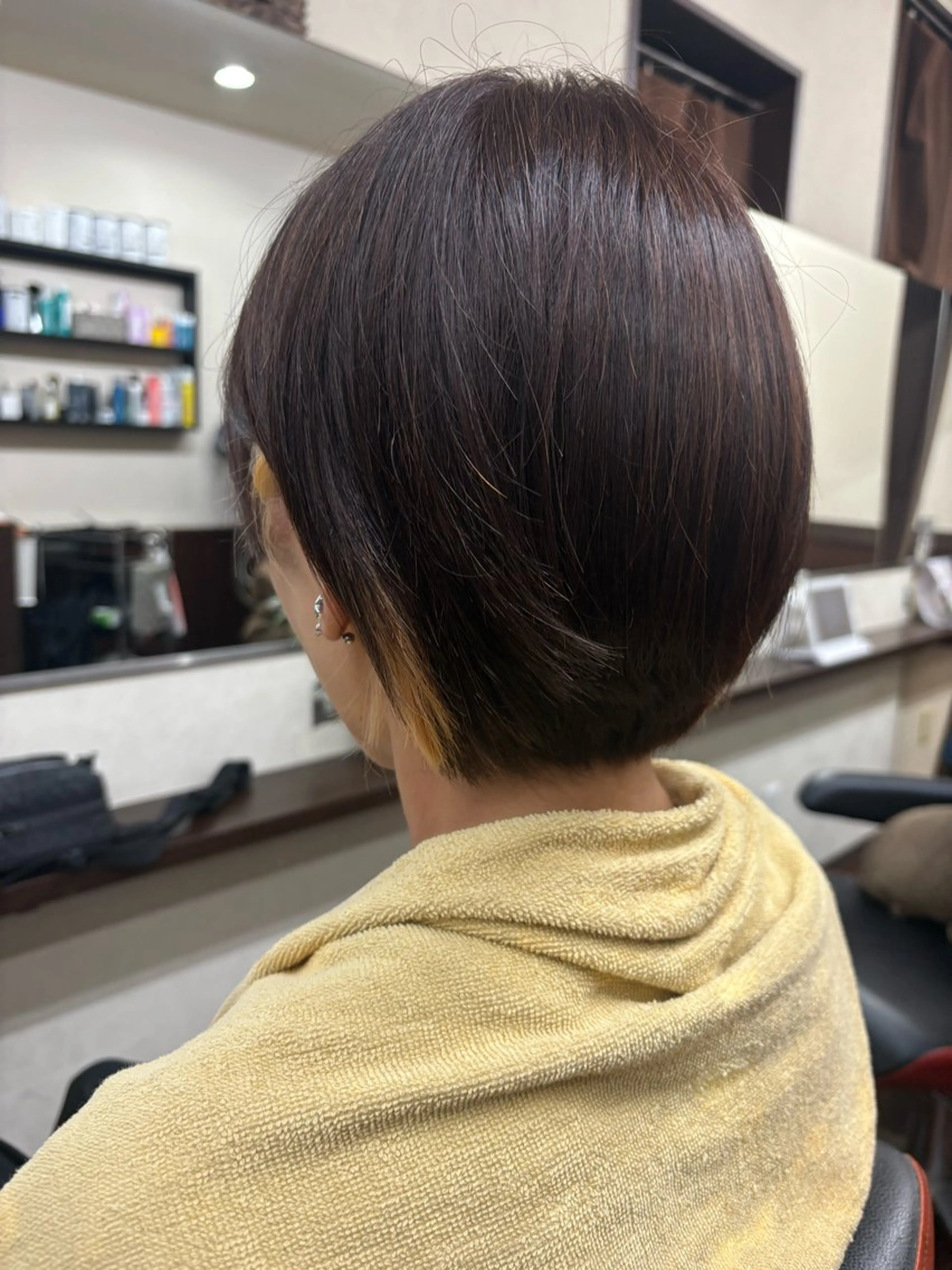 カラー 熊澤 歩のヘアスタイル