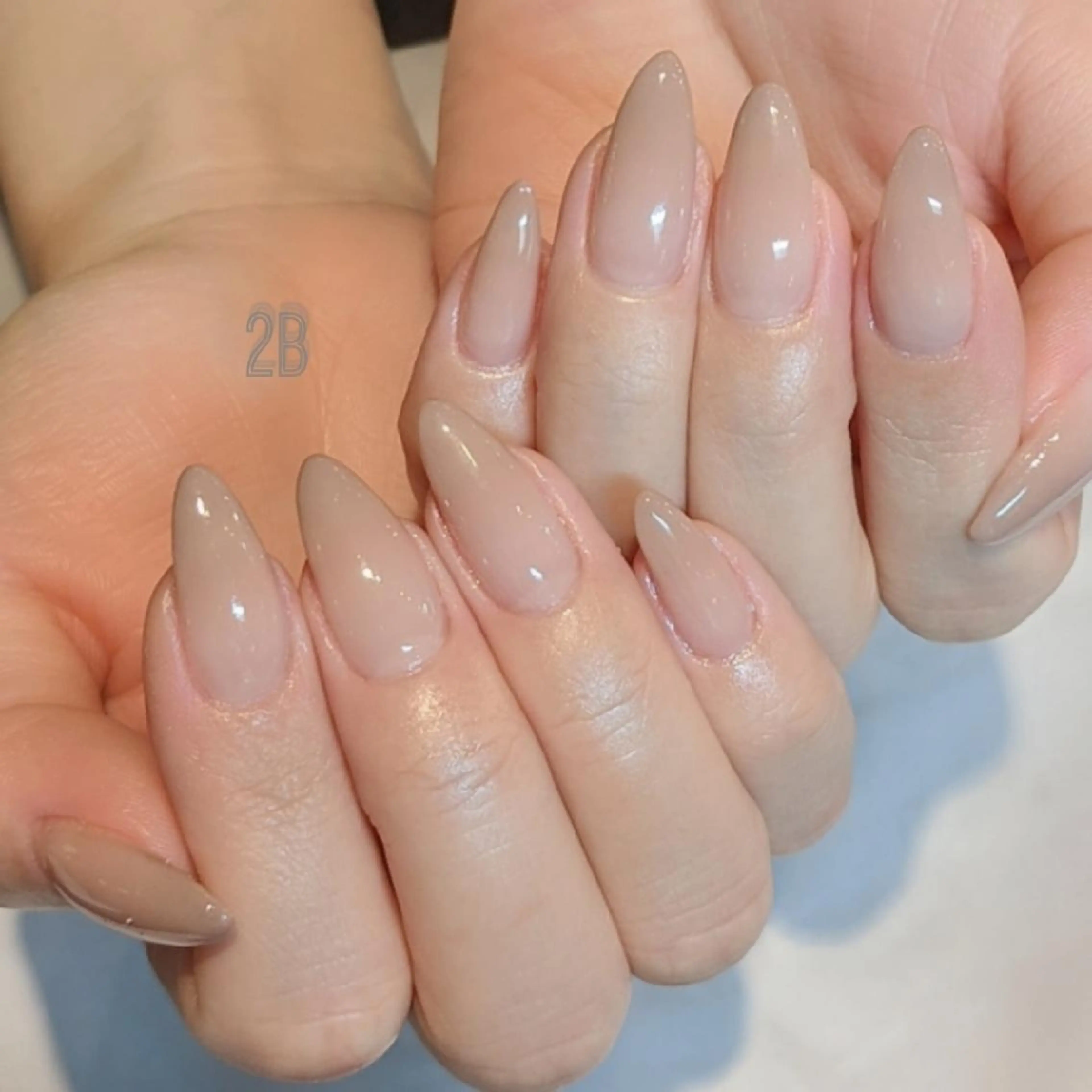 ネイル グラデーション オフィスネイル 2B__nails ニービー京都伏見区のネイルデザイン