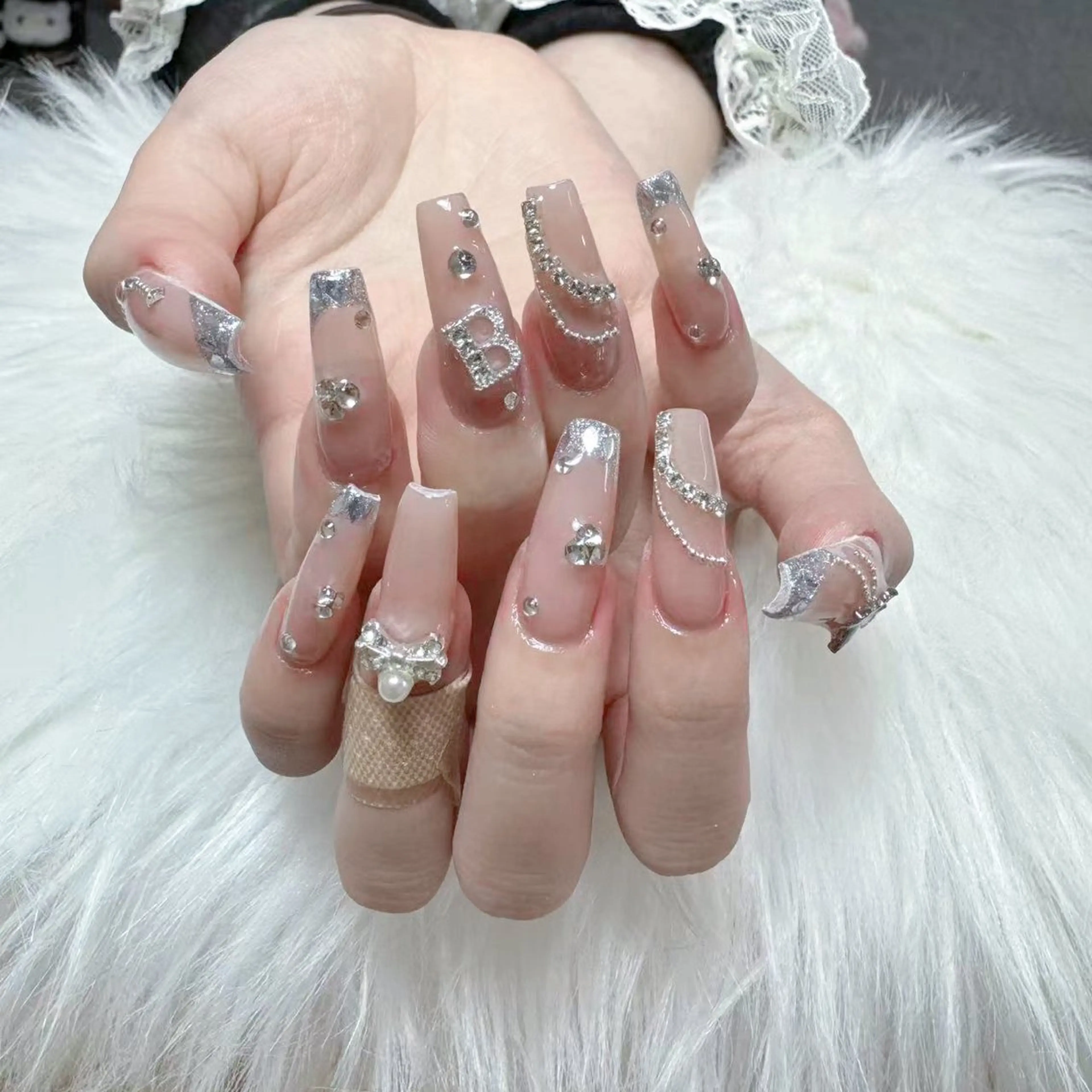 ネイル ハンドネイル 🎀 Lemode ワンホンネイル🎀のネイルデザイン