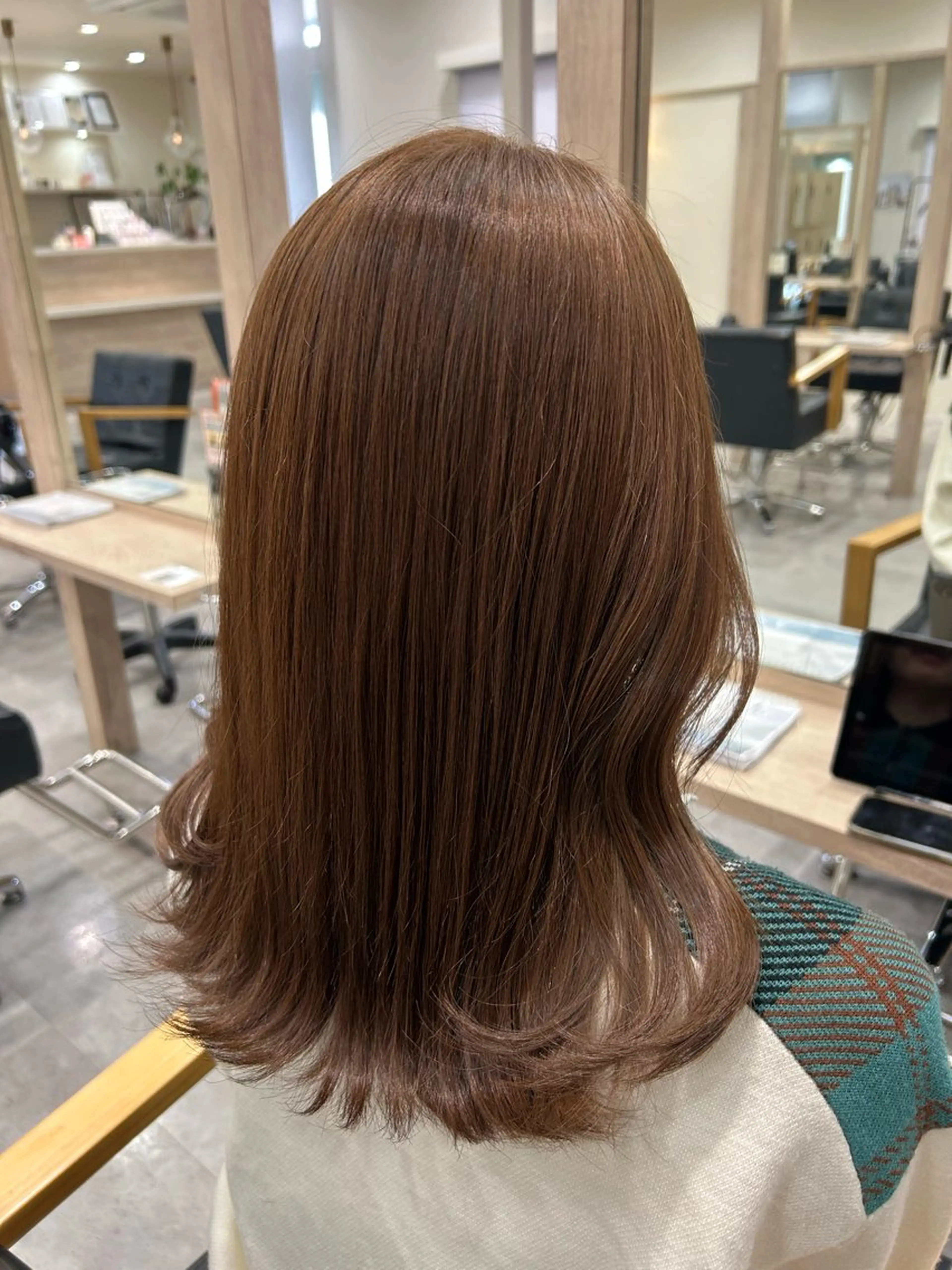 カラー 村上 ななみのヘアスタイル