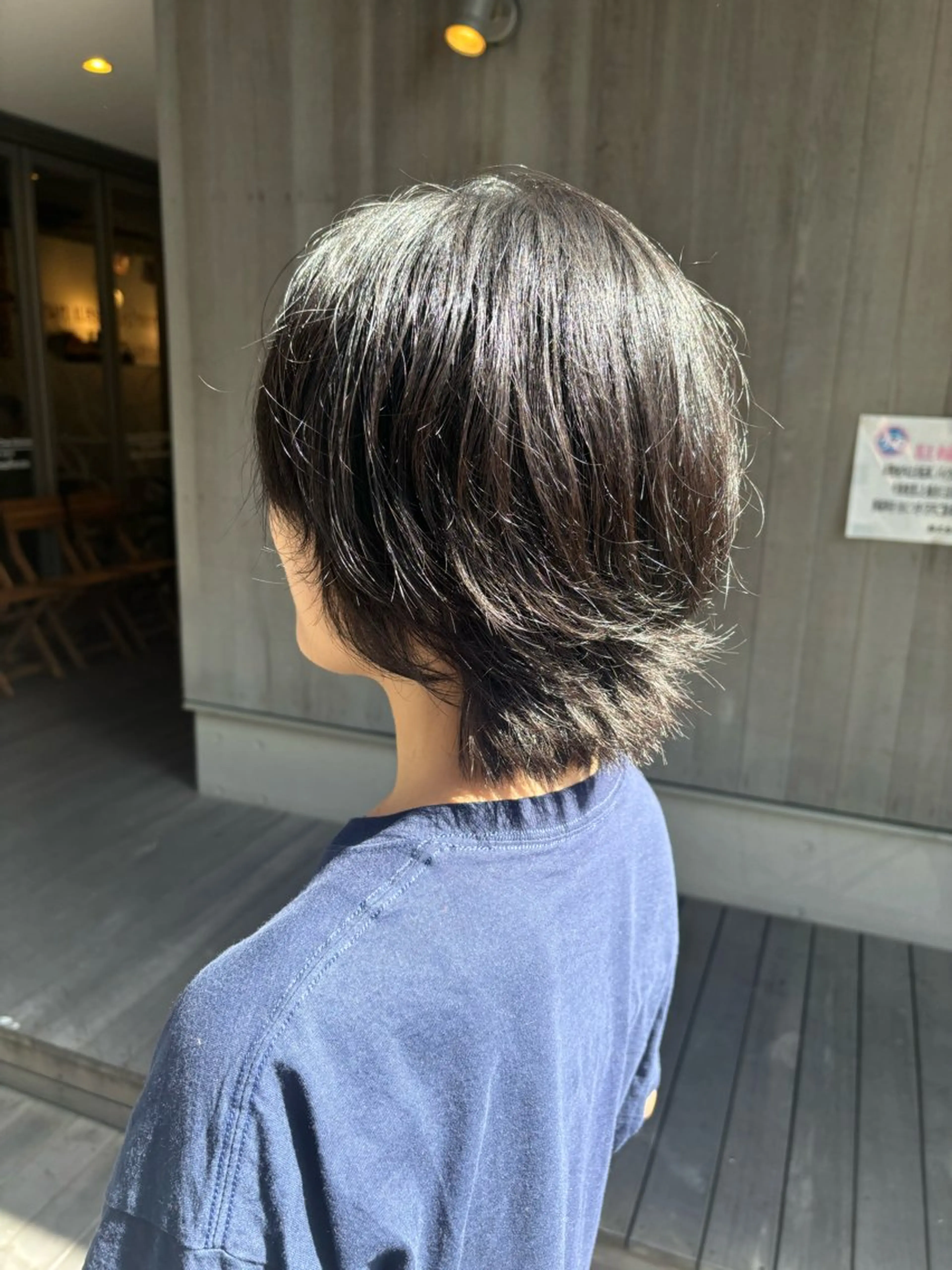 ミディアム パーマ メンズ/パーマ/ ウルフ/伊武紀のヘアスタイル