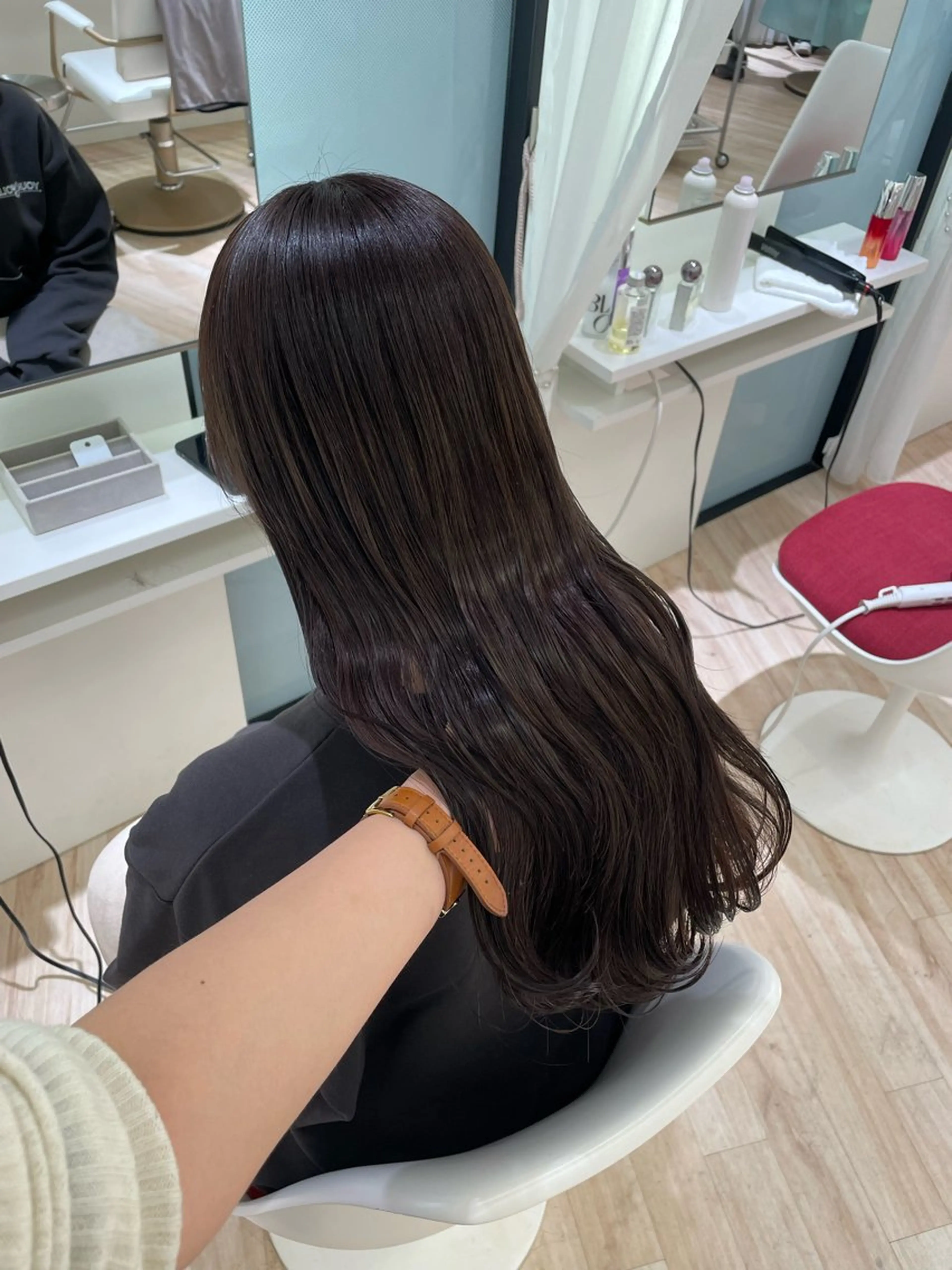 ロング カラー カット ヘアカラー トリートメント Parve Mix /頓宮 稚愛🤍のヘアスタイル