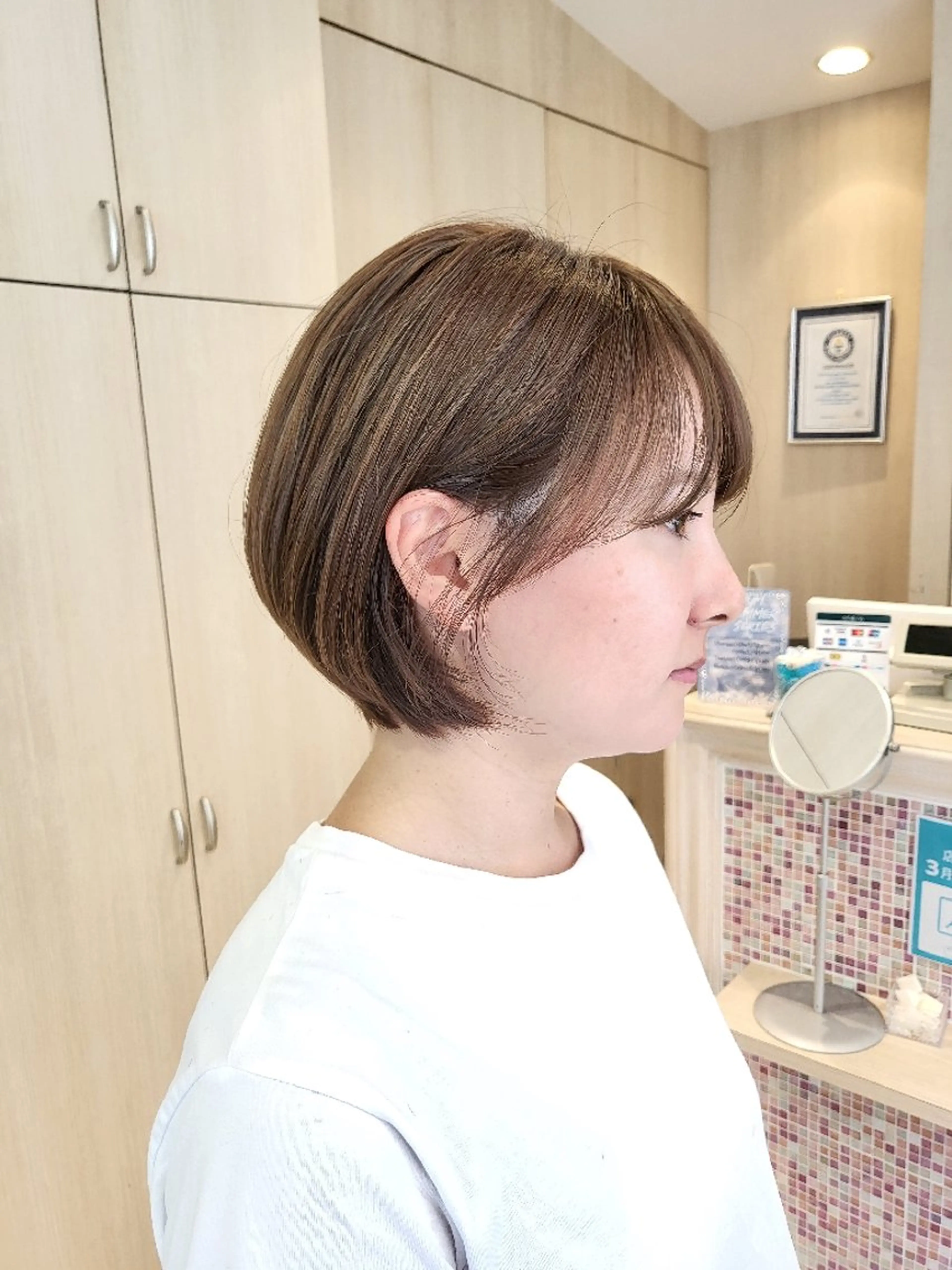 ショート カラー 社内カット講師・店長 菅原賢一のヘアスタイル