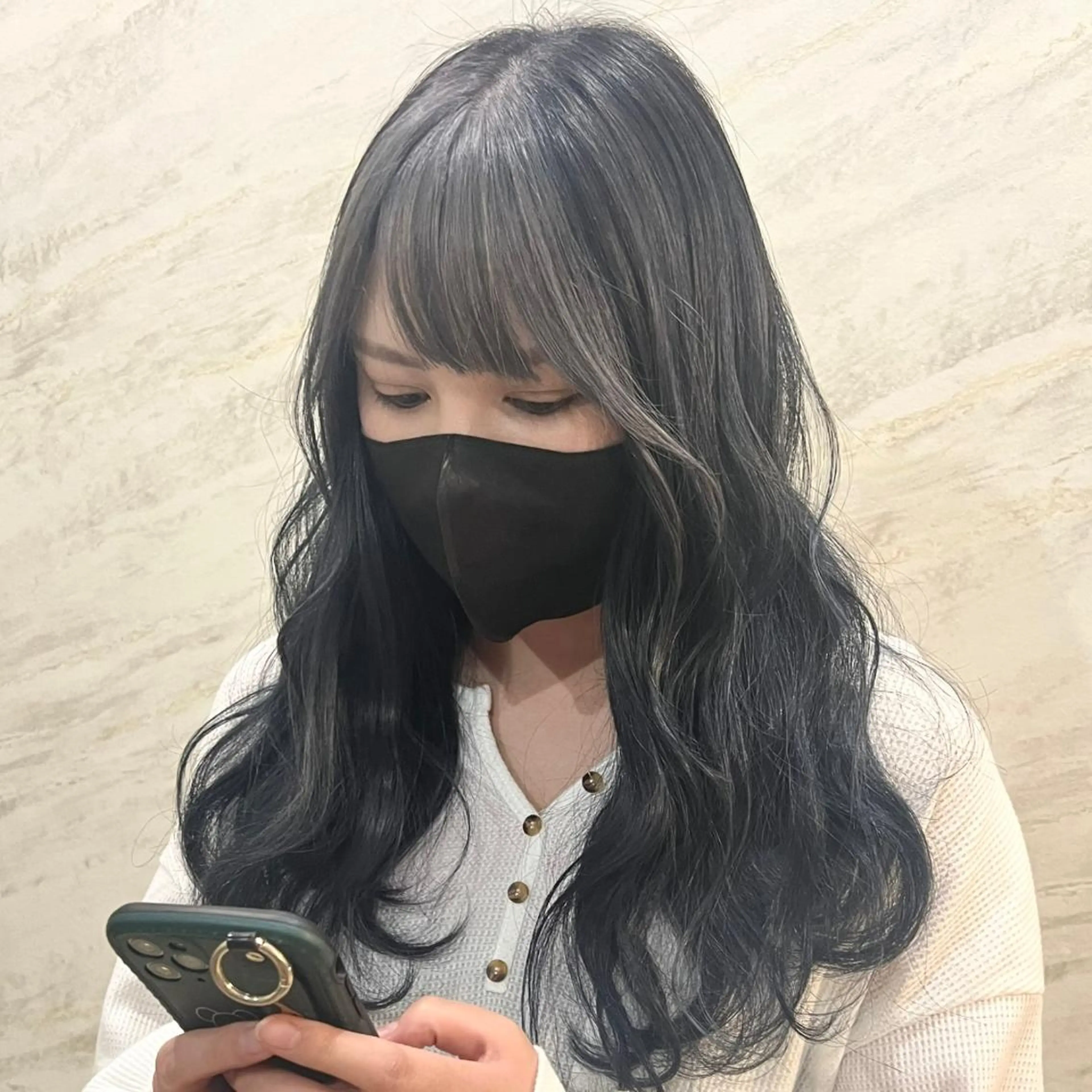 ロング カラー カット ヘアカラー トリートメント PETZjasmine所属・顔周りカット/透明感 カラー🤍大塚蛍のヘアスタイル