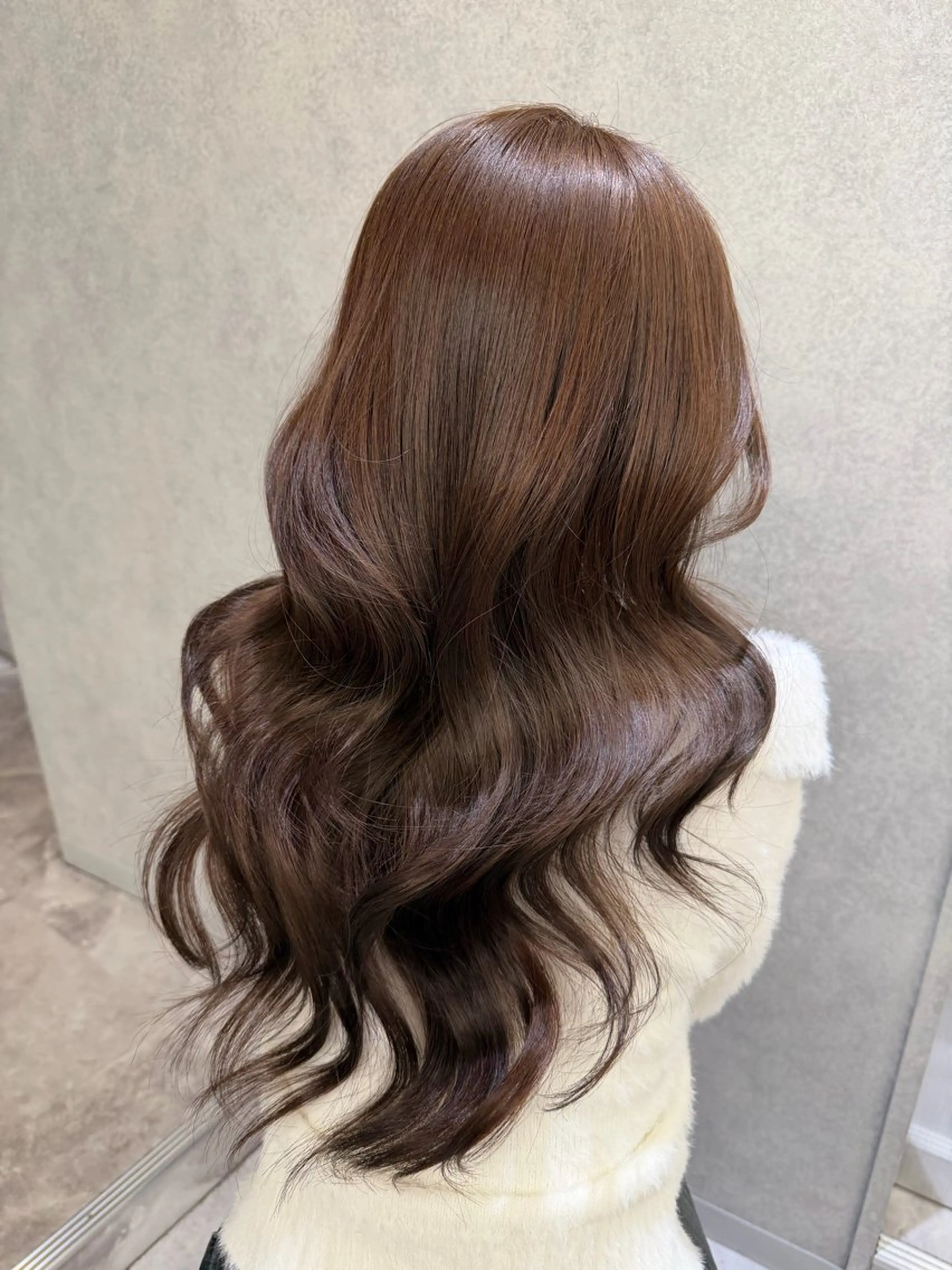 ロング ヘアセット ハイトーン/渋谷 韓国風/Narukaのヘアスタイル