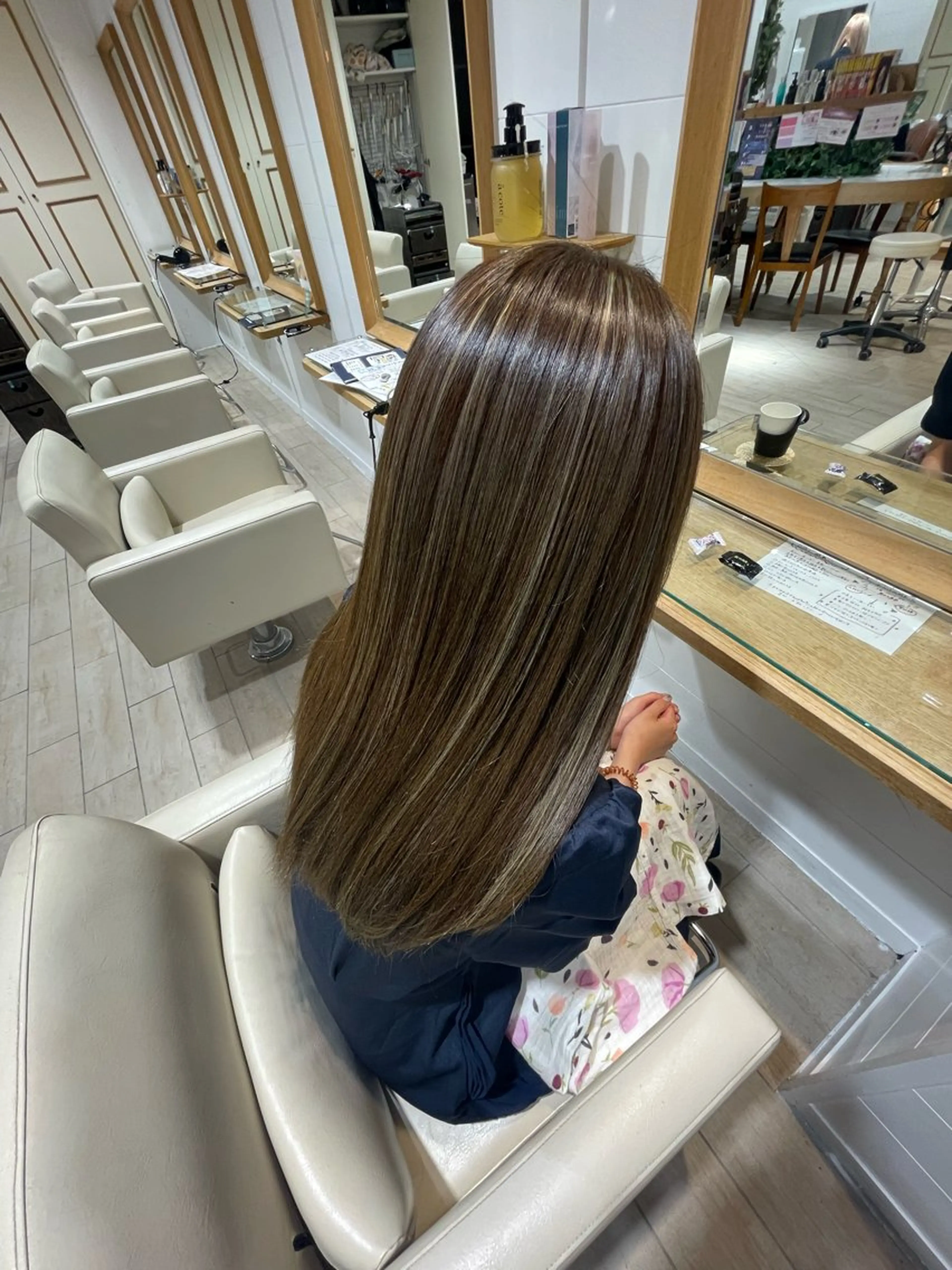 ロング カラー ブリーチデザインカラ ー/メンズ◎mariのヘアスタイル