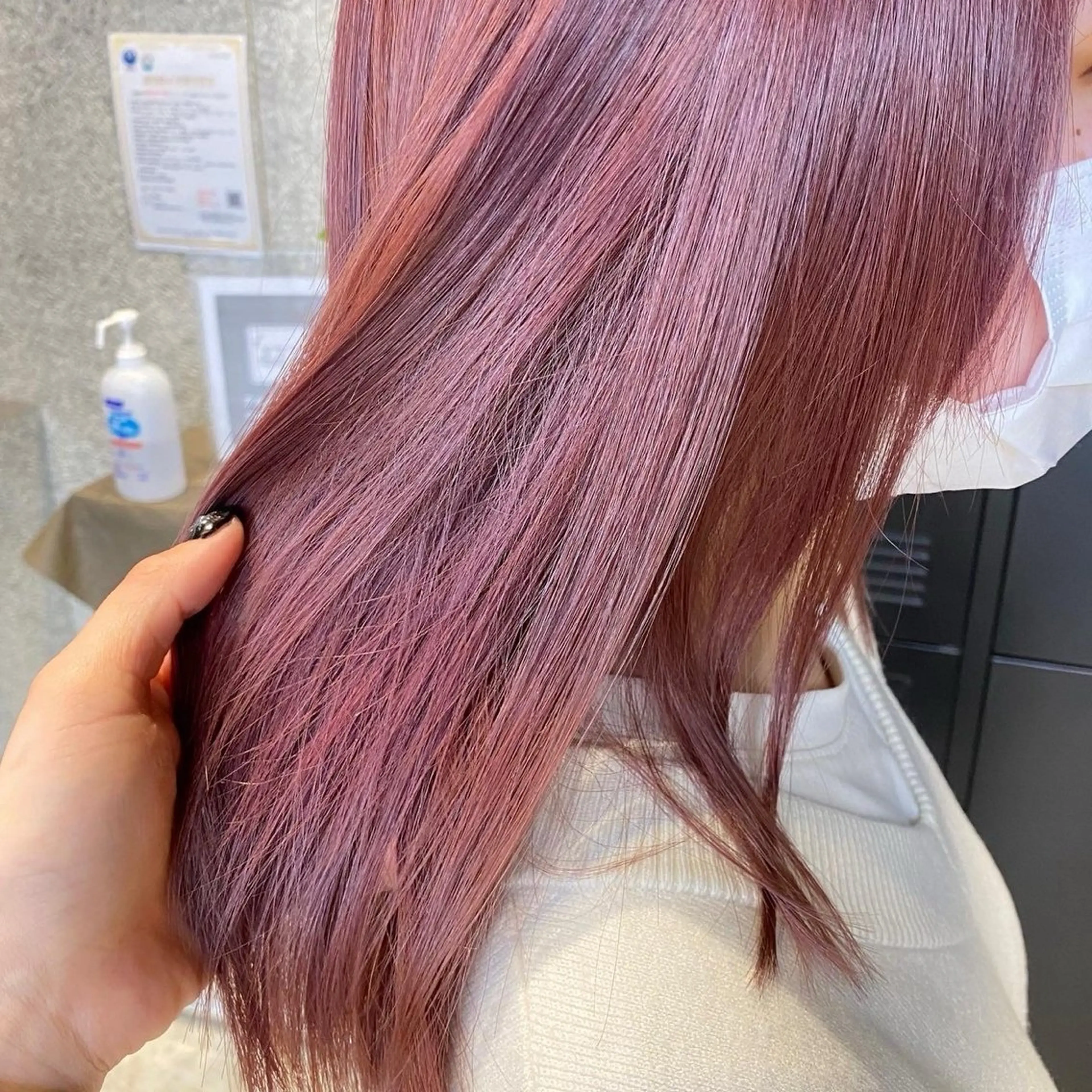 セミロング カラー トップスタイリスト 🖤sachikaのヘアスタイル