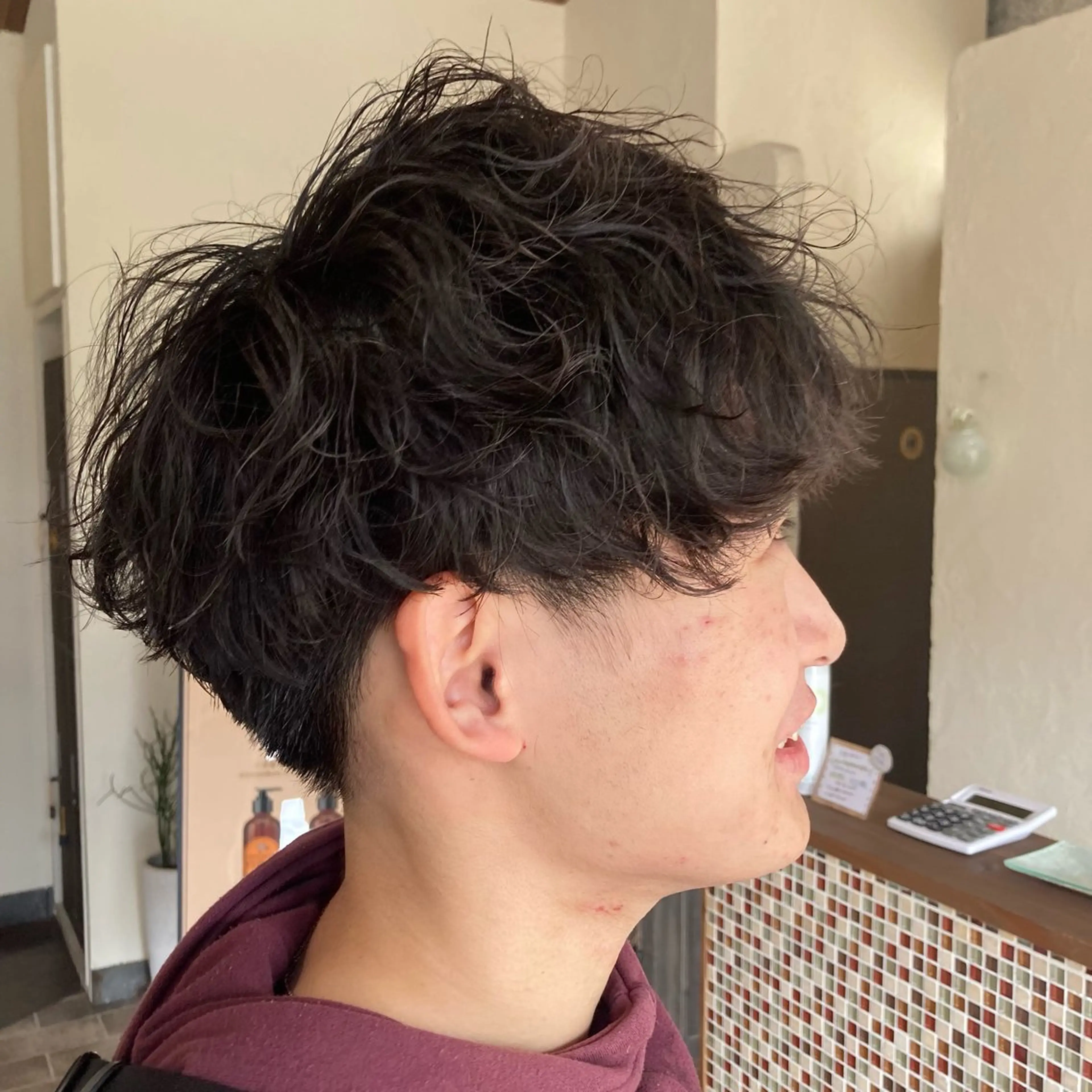 パーマ ツイストスパイラルパーマ スパイラルパーマ カット パーマ 加藤 泰地のヘアスタイル