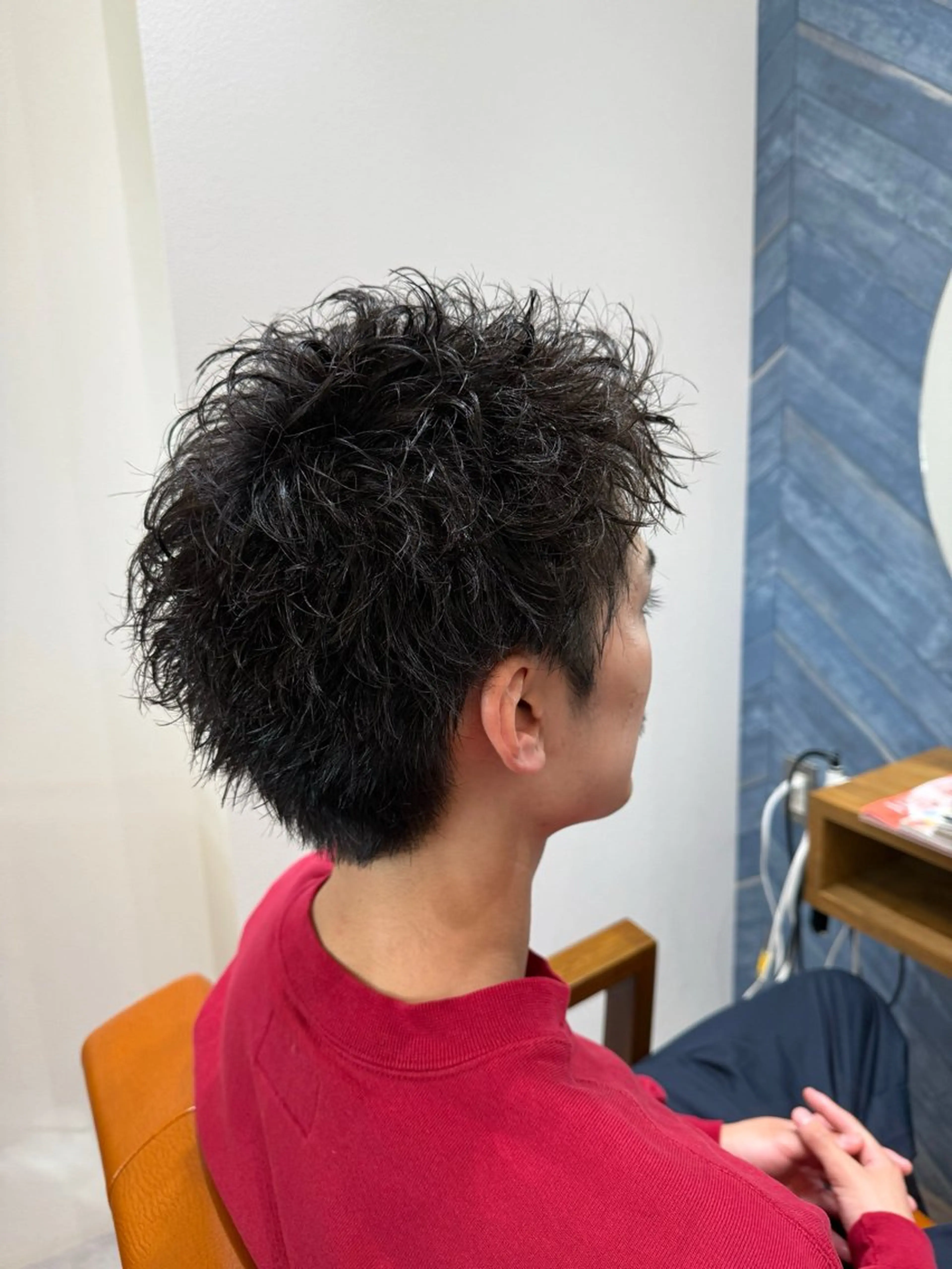 ショート パーマ メンズ メンズパーマ Agu hair lua 上越高田西店所属・佐藤祐輔 メンズパーマのヘアスタイル