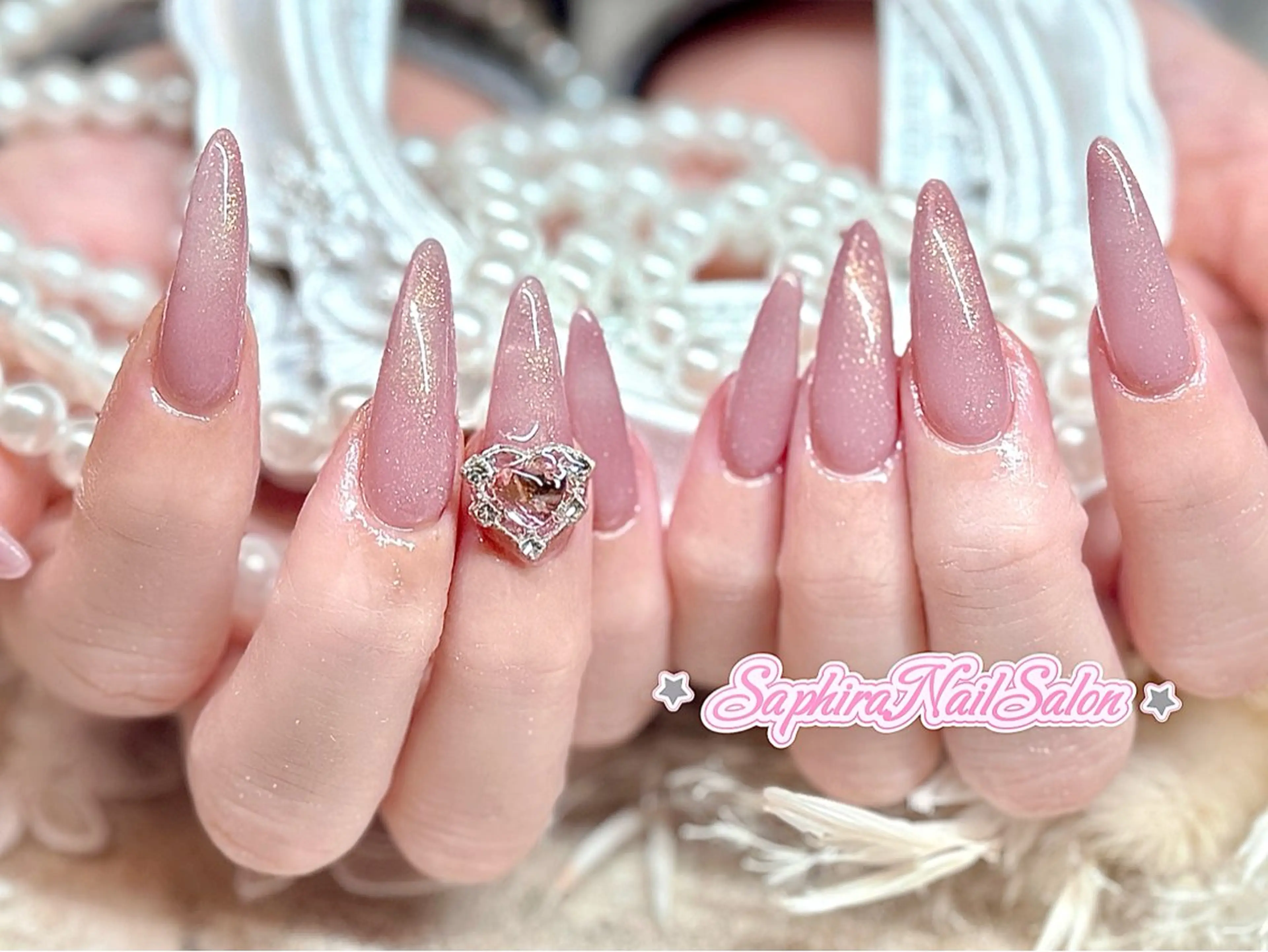 カラー ハンドネイル Saphiraネイル サロン錦糸町のネイルデザイン