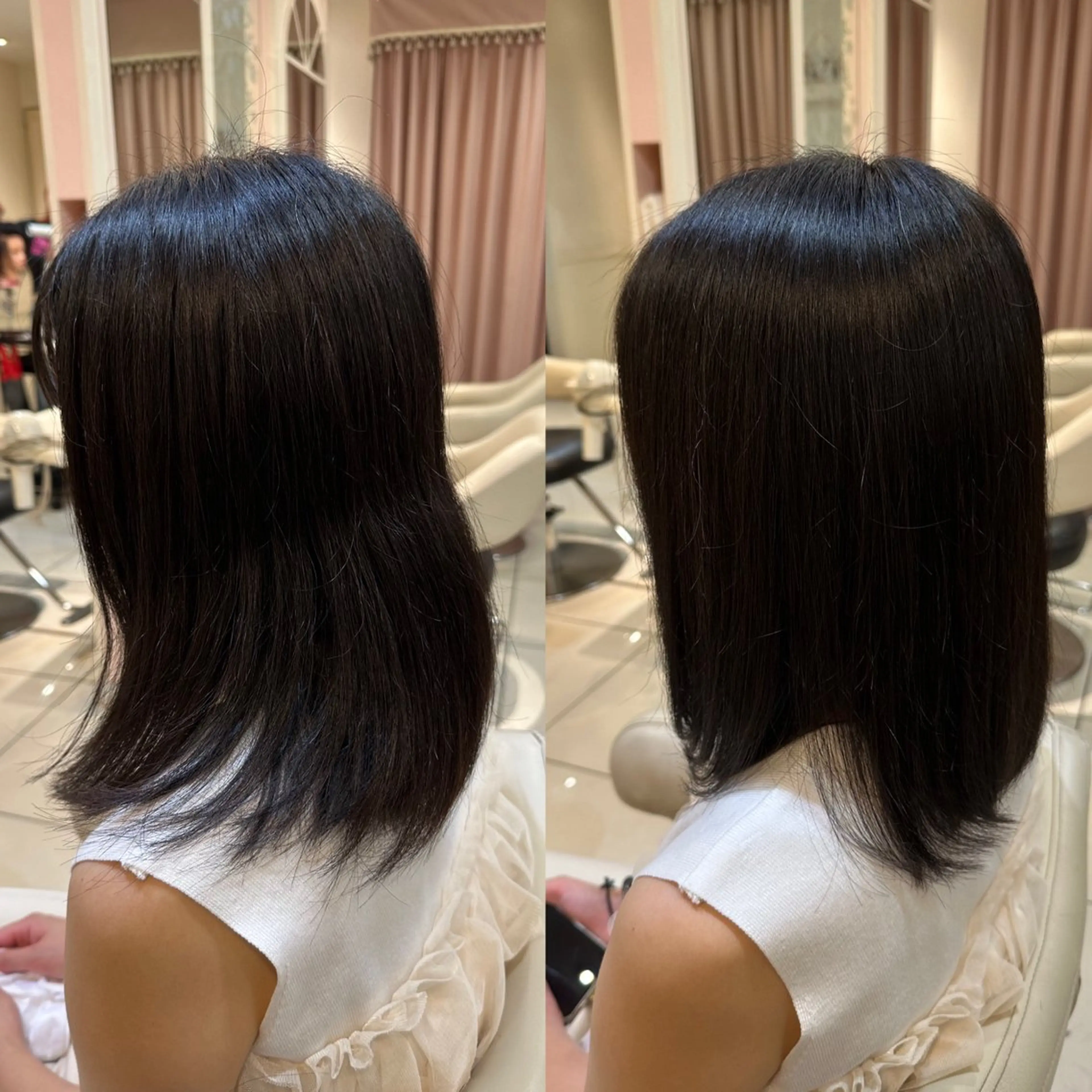 セミロング 髪質改善🥂✨ Mioのヘアスタイル