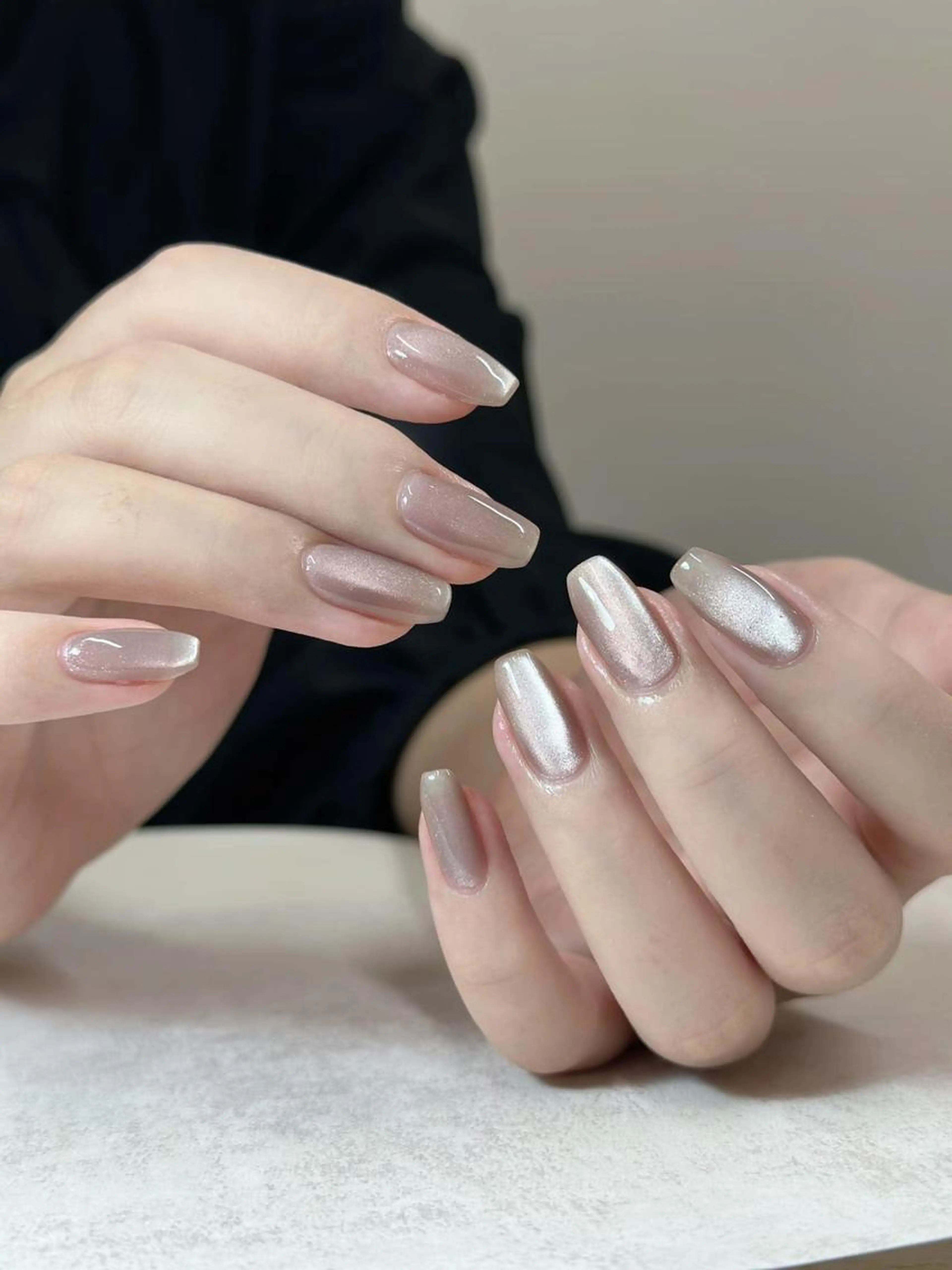 【新規オフ無料】チップ長さ出し + マグネット or フラッシュネイルの写真