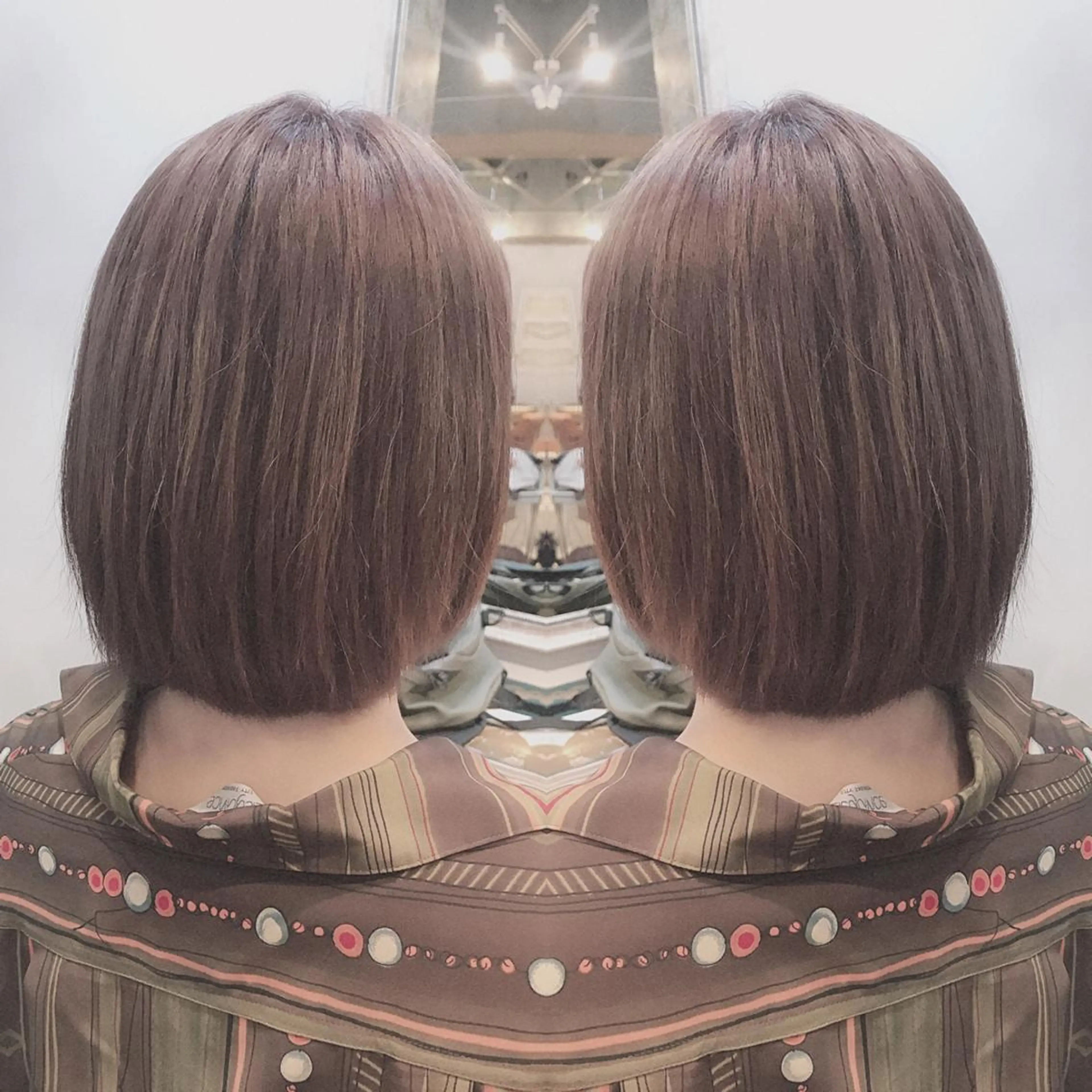 ミディアム カラー ヘアカラー cecil hair所属・重政 和樹のヘアスタイル