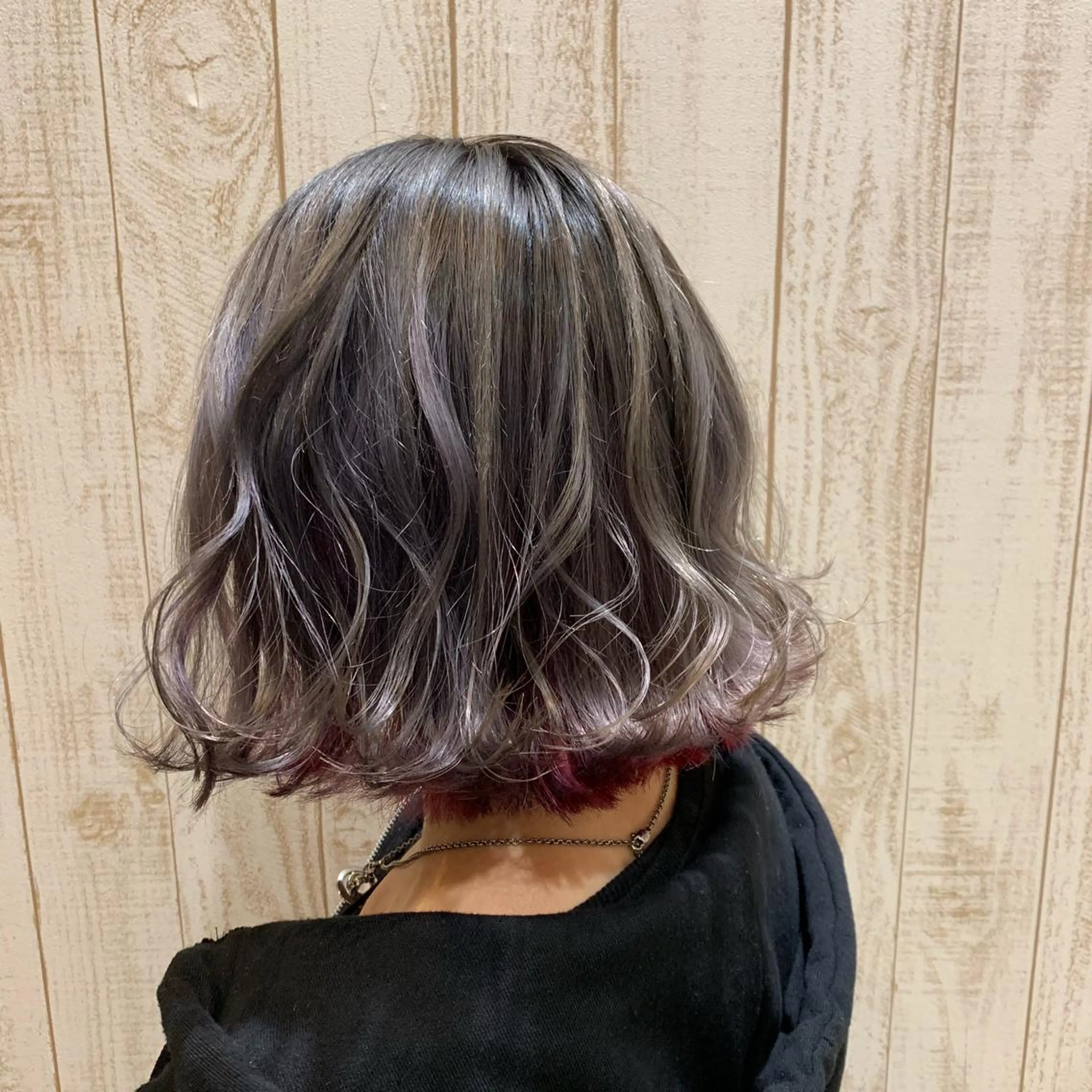 ショート カラー ヘアアレンジ ヘアカラー 守屋 颯太のヘアスタイル