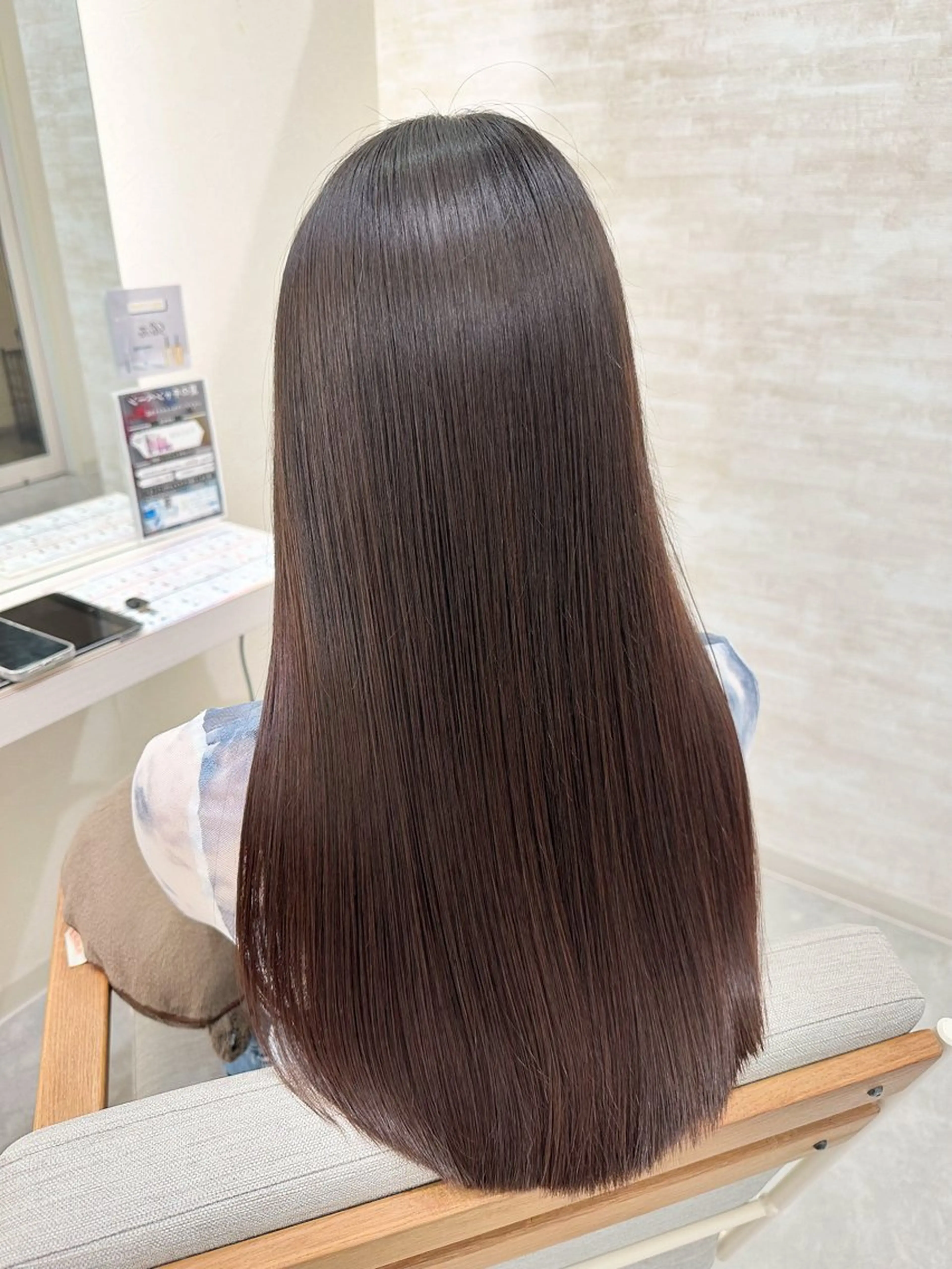 ロング カット トリートメント 髪質改善&ヘアケア 永山若奈のヘアスタイル