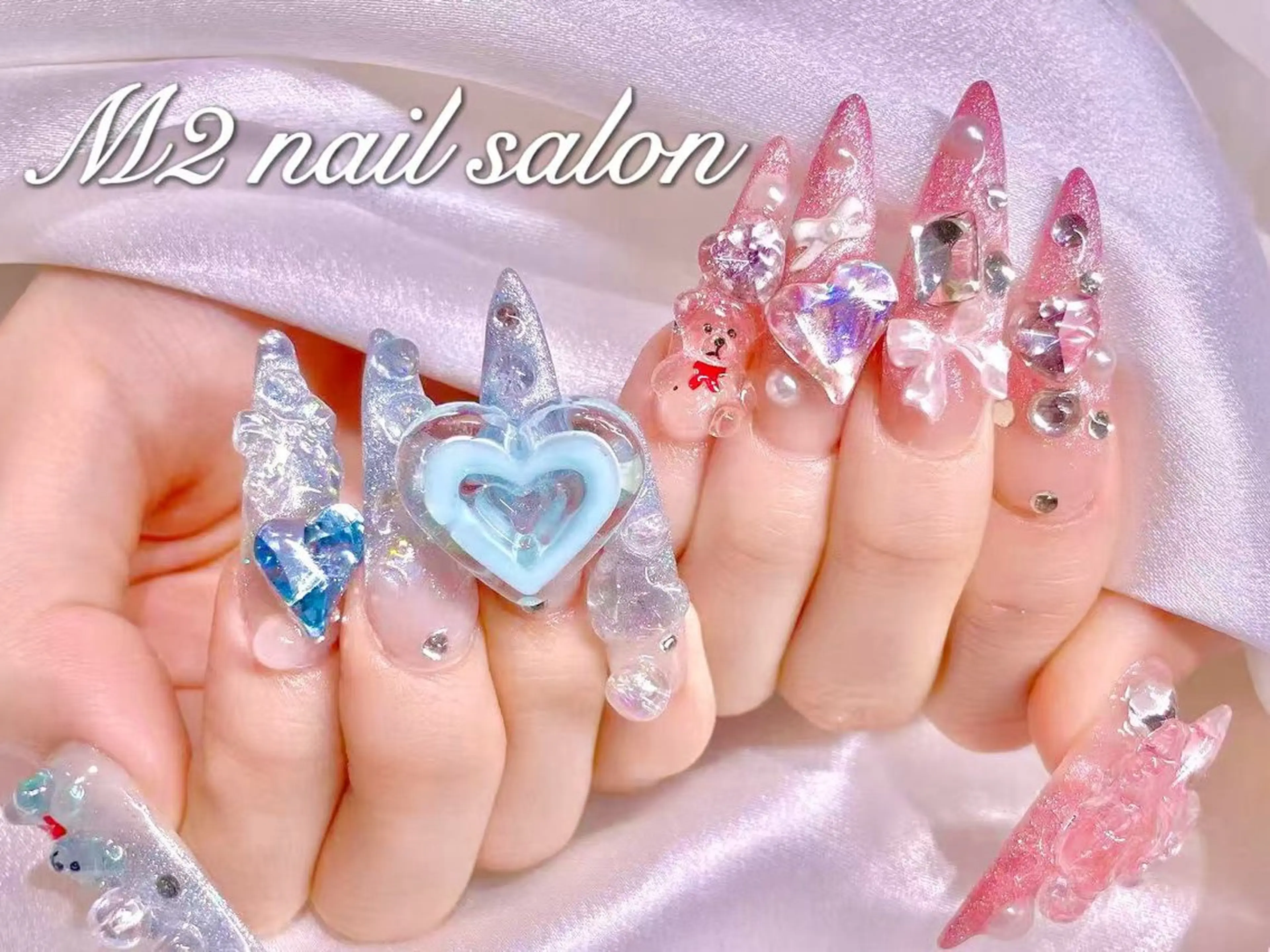 ネイル ハンドネイル 長さだし専門店 M2　rikaのネイルデザイン