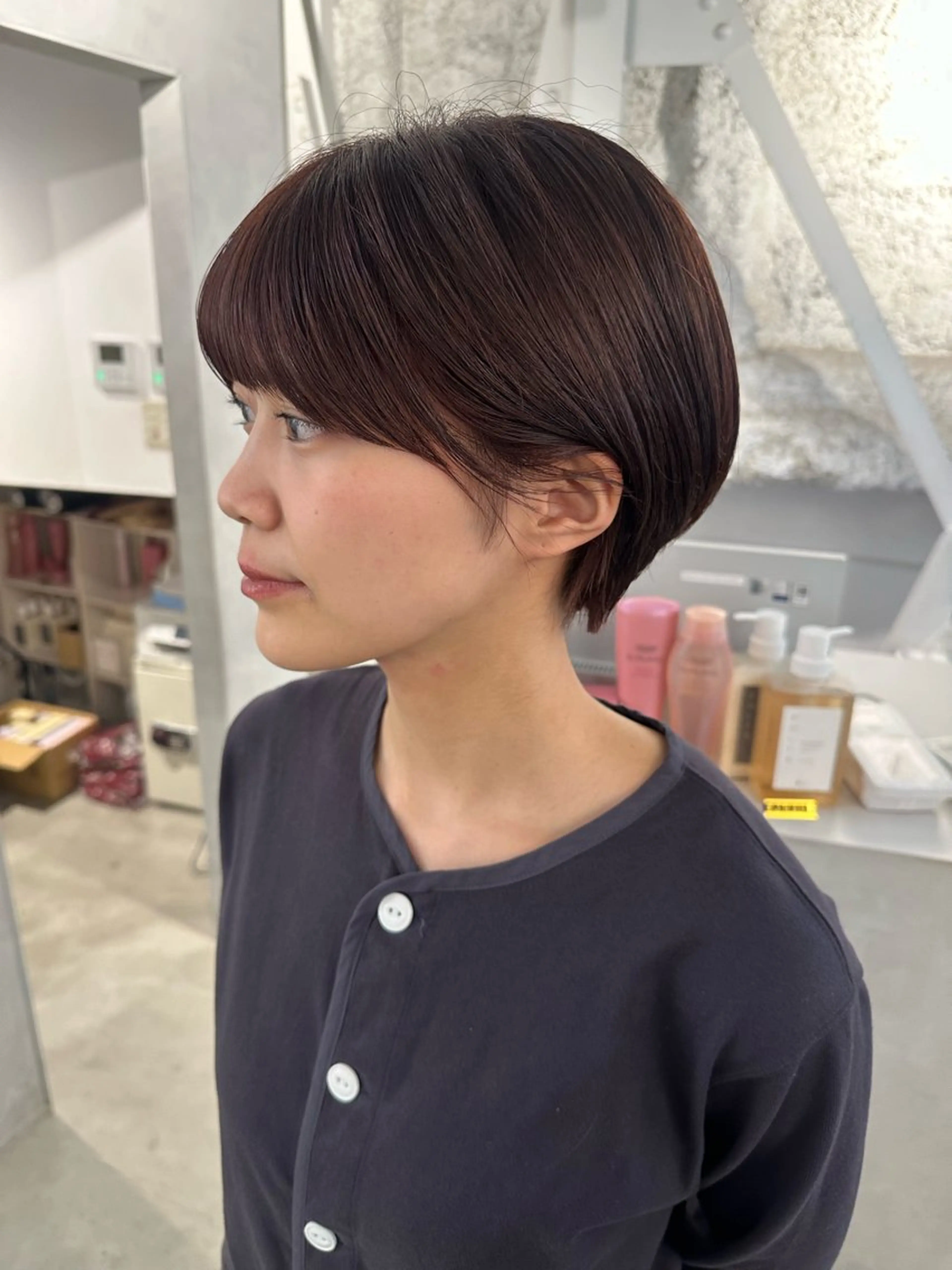 ショート カット ヘアカラー 骨格診断で絶対可愛い ✨丸みショート✨凌弥のヘアスタイル