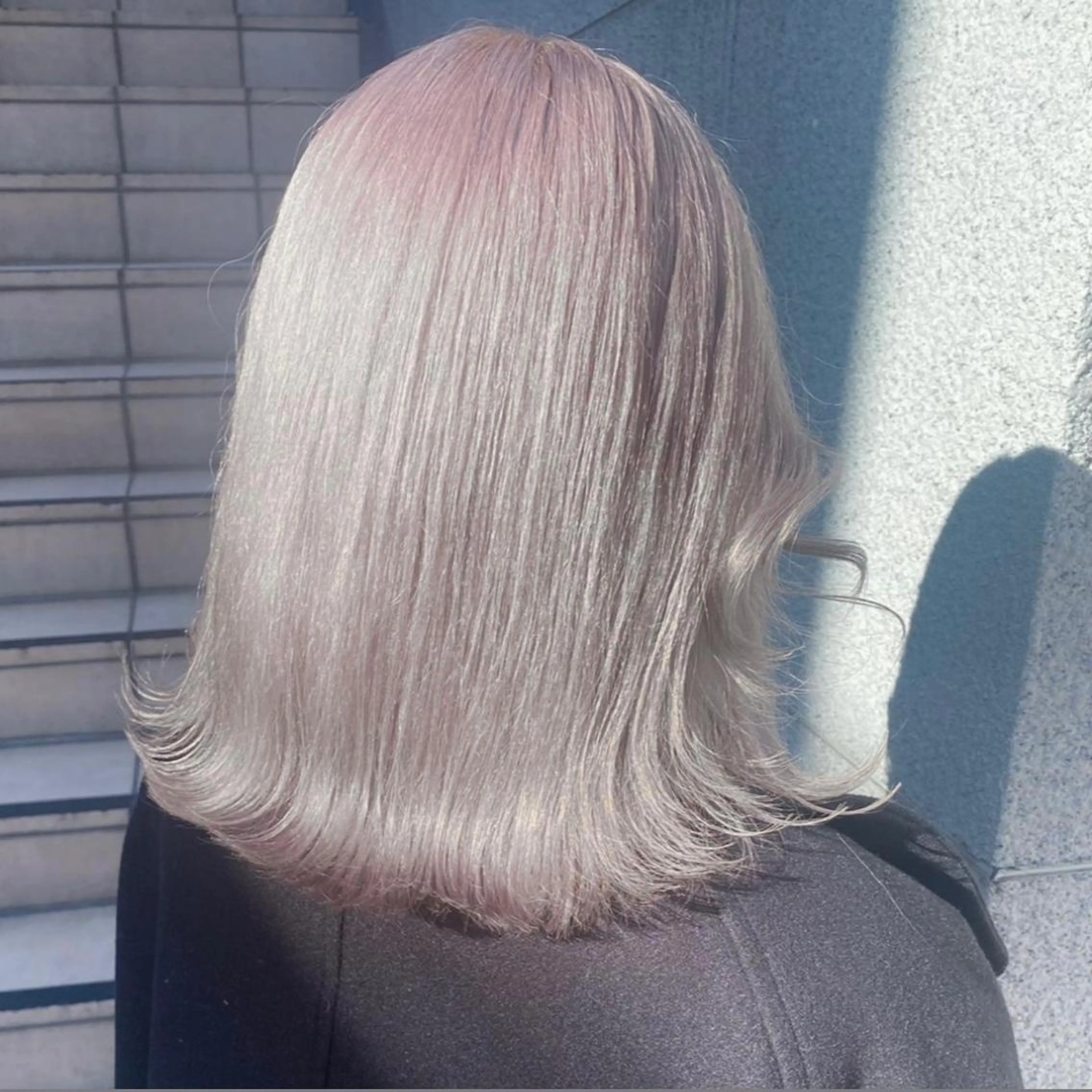 セミロング カラー 💗💗韓国レイヤー yu-ki💗💗のヘアスタイル