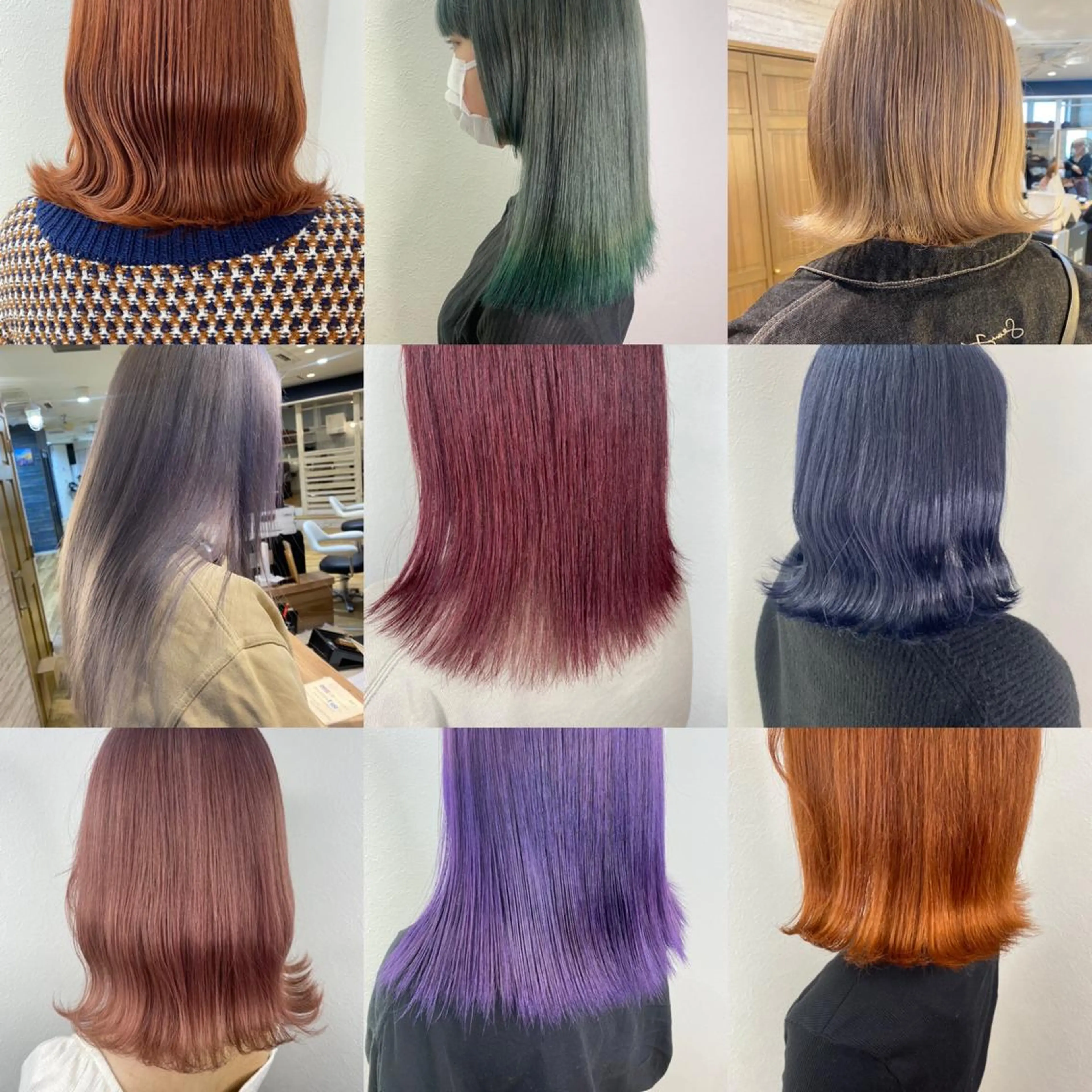 ミディアム カラー ウルフ🐺/ボブ ハイトーン🌈/増田のヘアスタイル