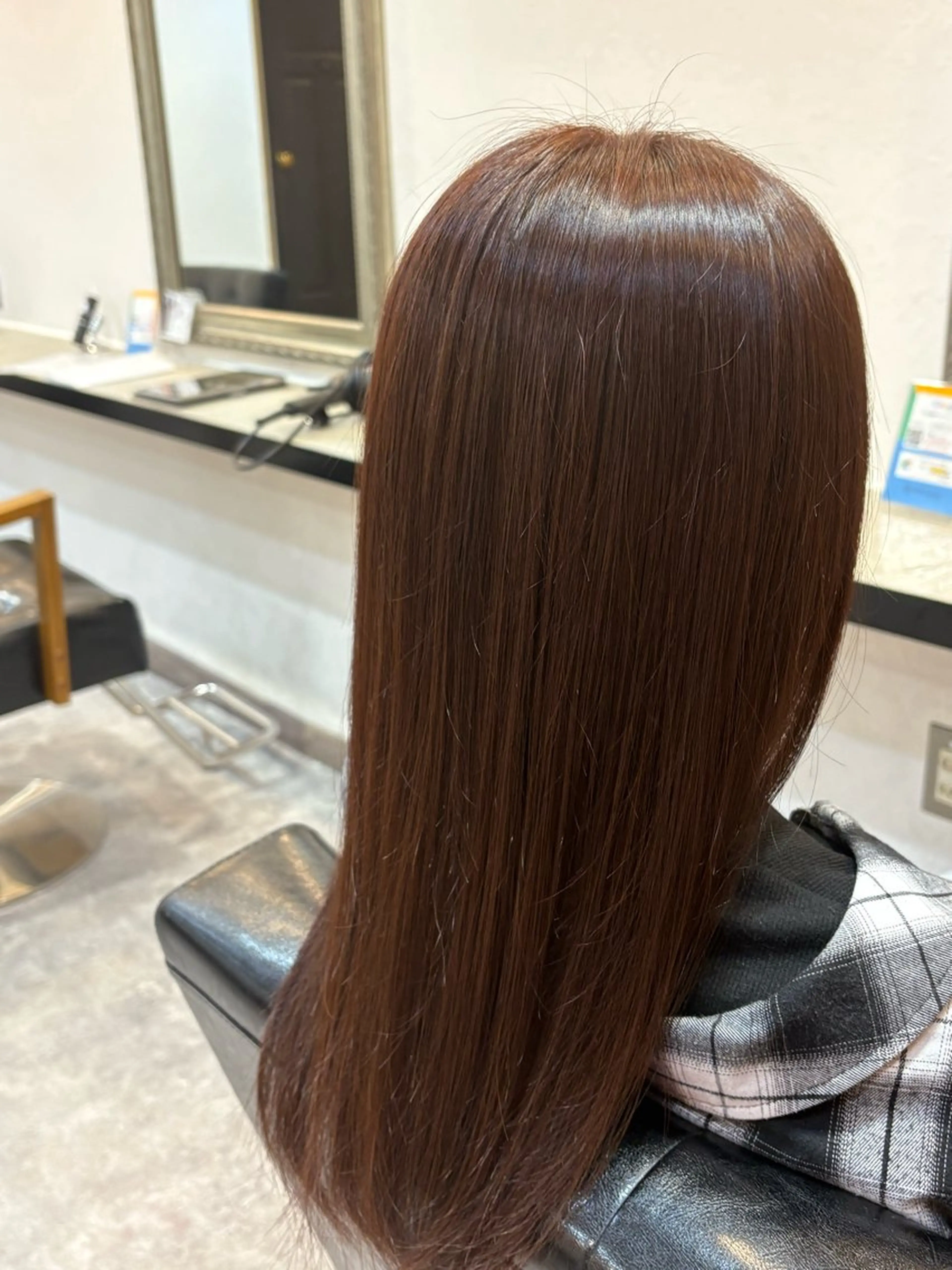 カラー 縮毛矯正/ 豊島怜のヘアスタイル