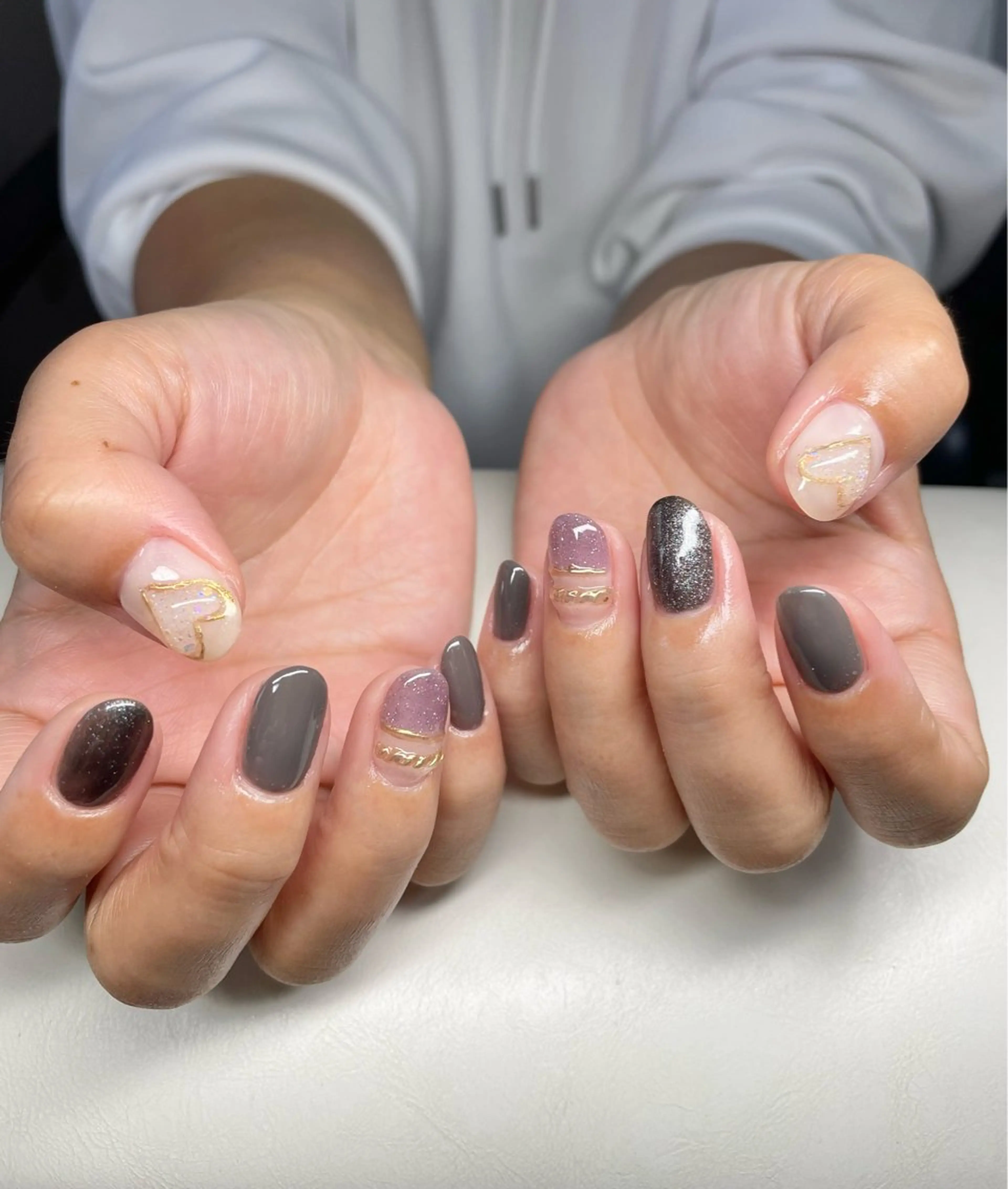 ネイル 持ち込み ハンドネイル Rena-ju キャサディのネイルデザイン