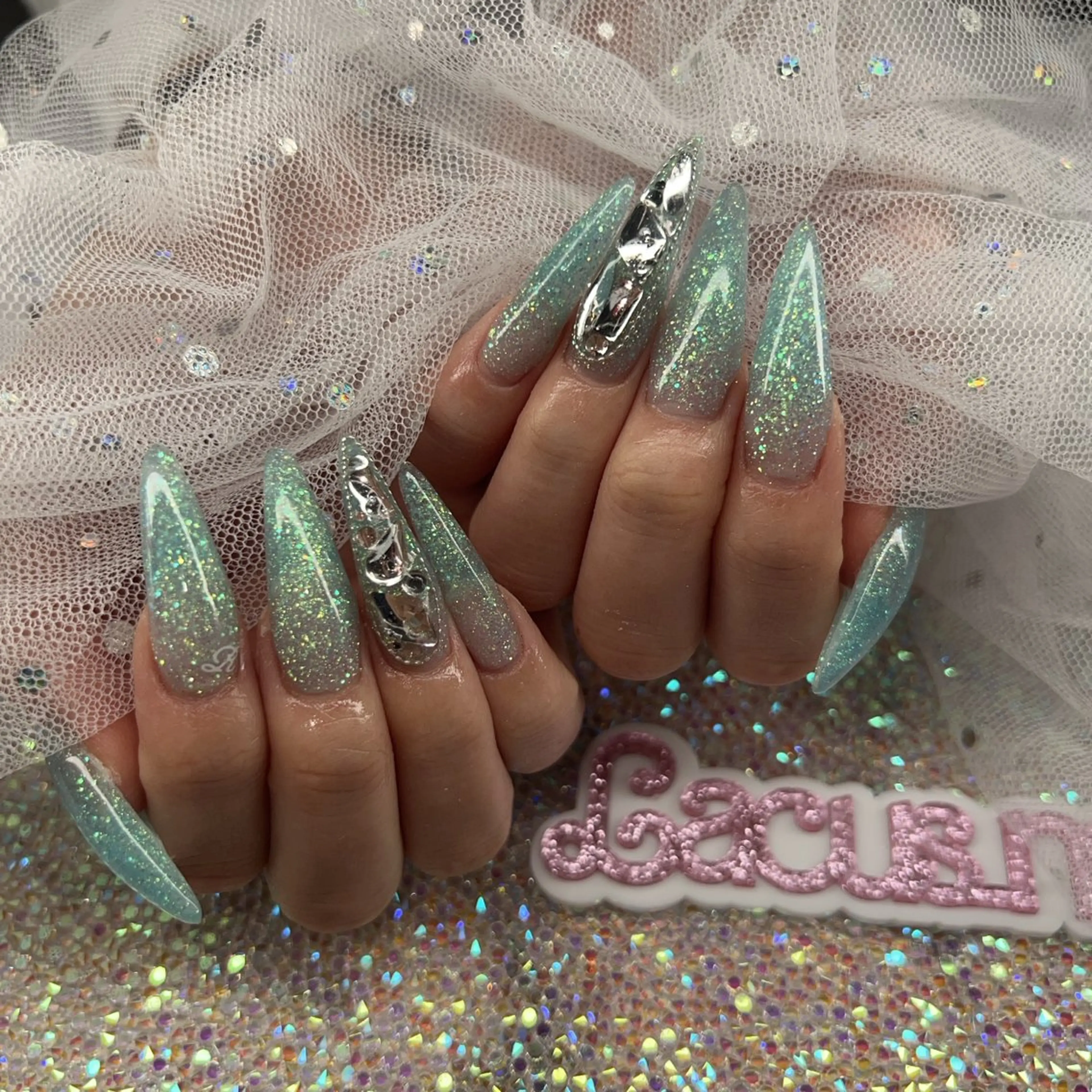 ネイル アートネイル スカルプネイル Nail Salon Lacusのネイルデザイン