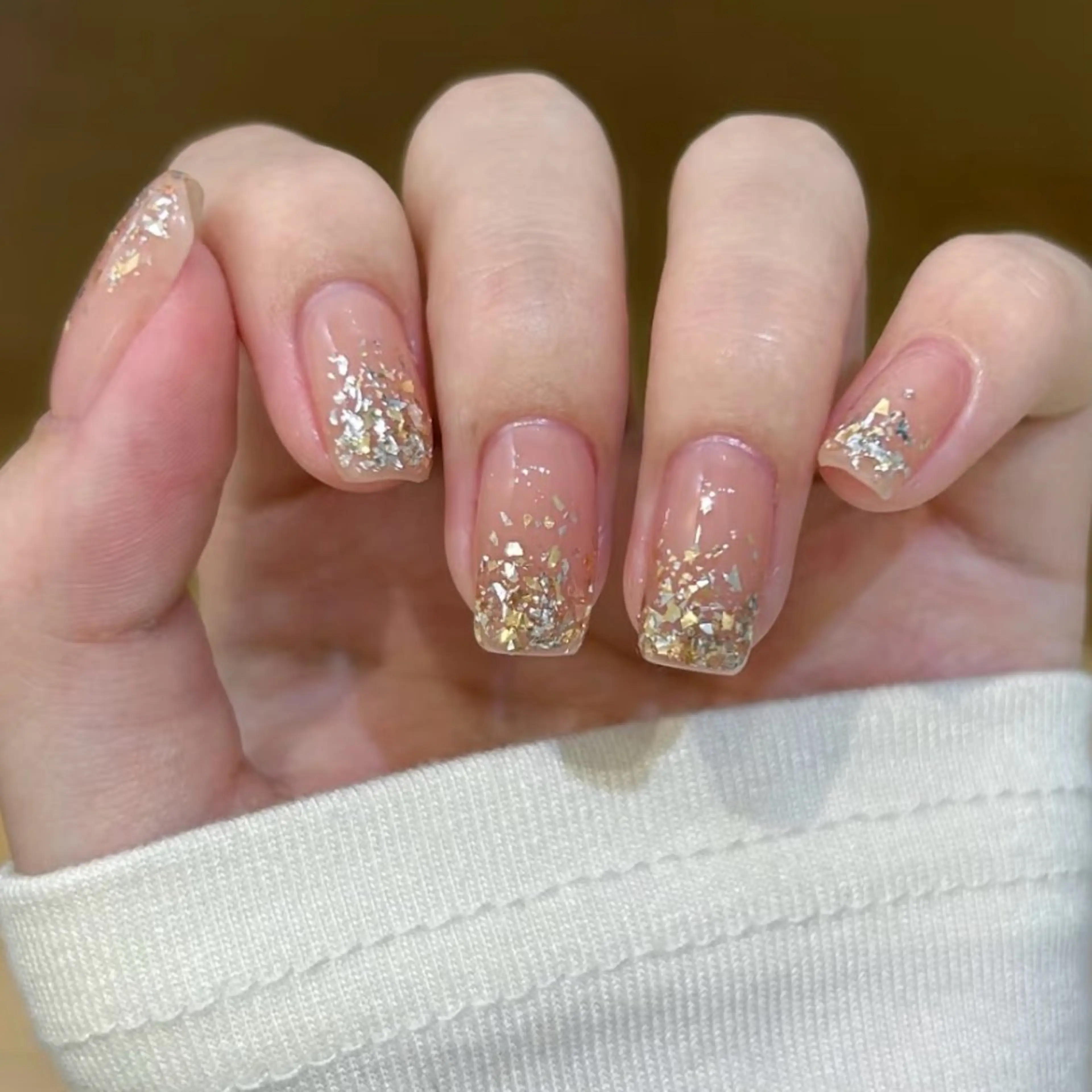 ネイル グラデーション ラメ(グリッター) ラメグラデーション Nail salon Amoureuse ネイルサロン アムルーズ所属・ネイリスト ミクのネイルデザイン