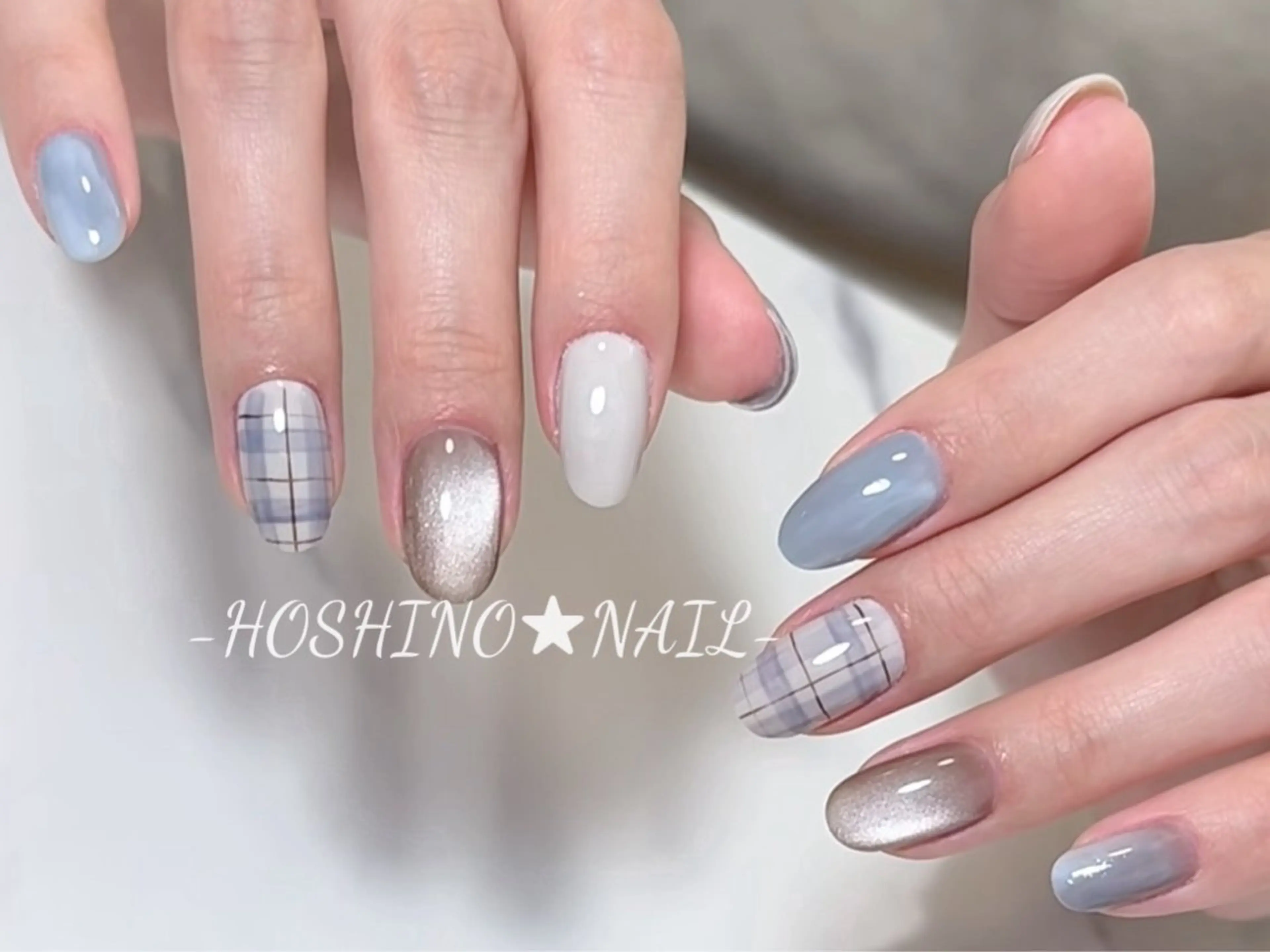 ネイル オーロラネイル チークネイル ドット フットネイル フレンチネイル ハンドネイル ★HOSHINO NAIL★新宿店のネイルデザイン