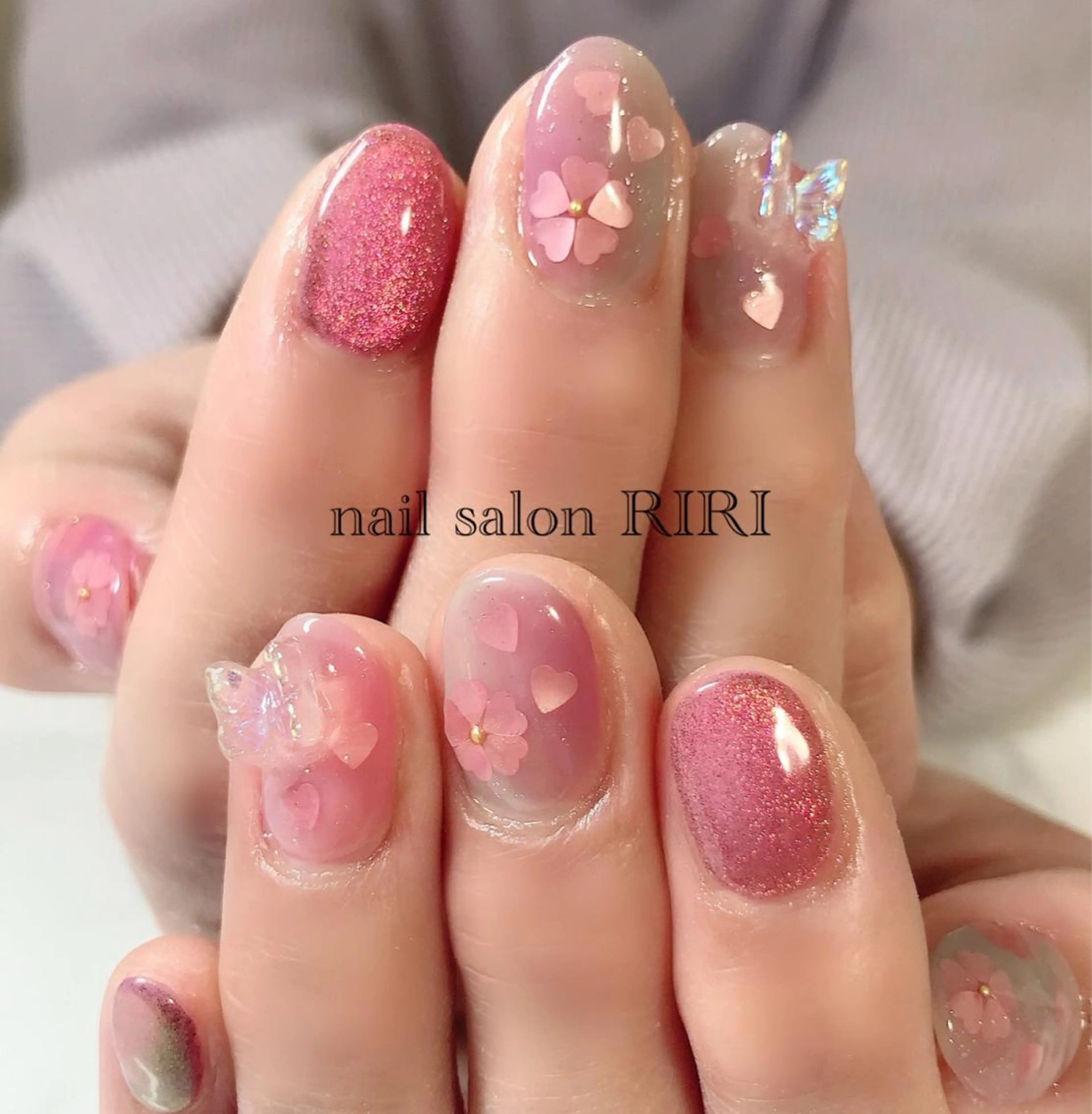 ネイル 桜ネイル private  nail  salon RIRI所属・RIRI リリのネイルデザイン